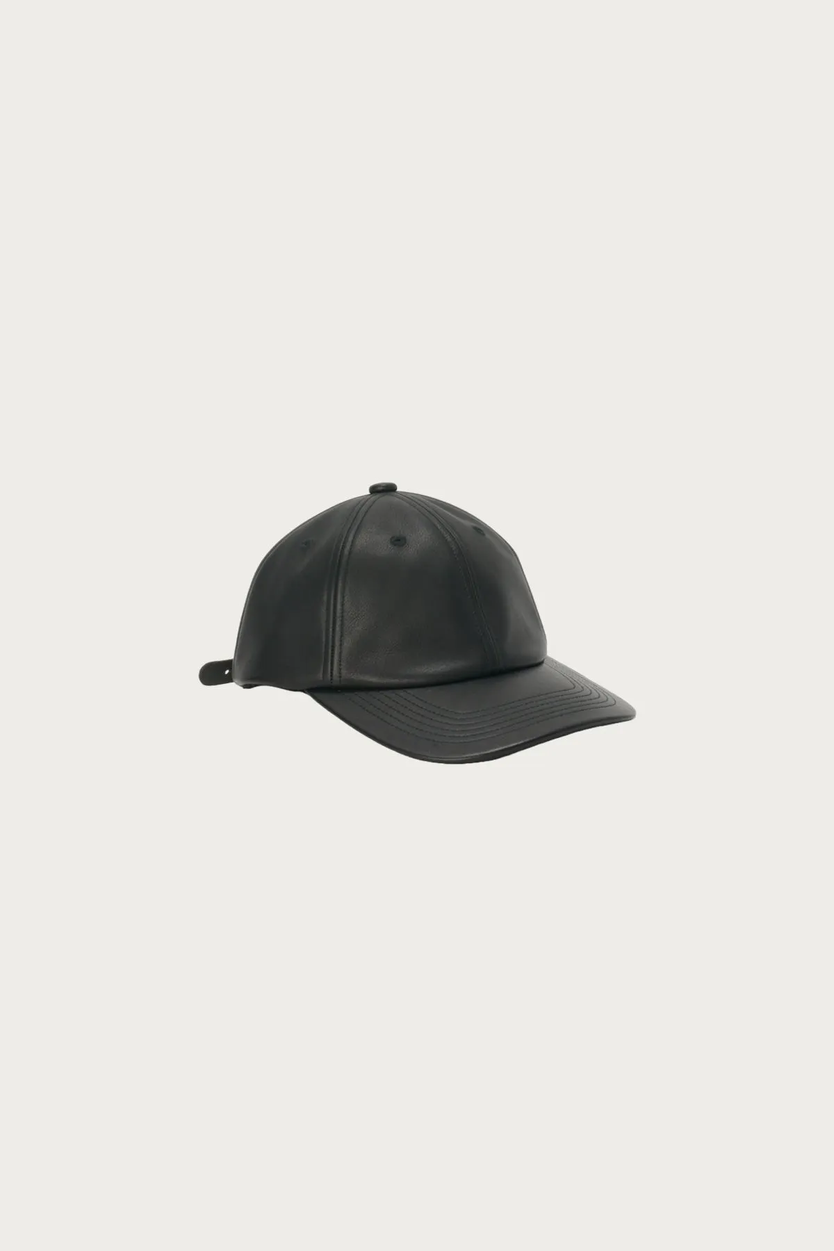 6 Panel Cap - Black