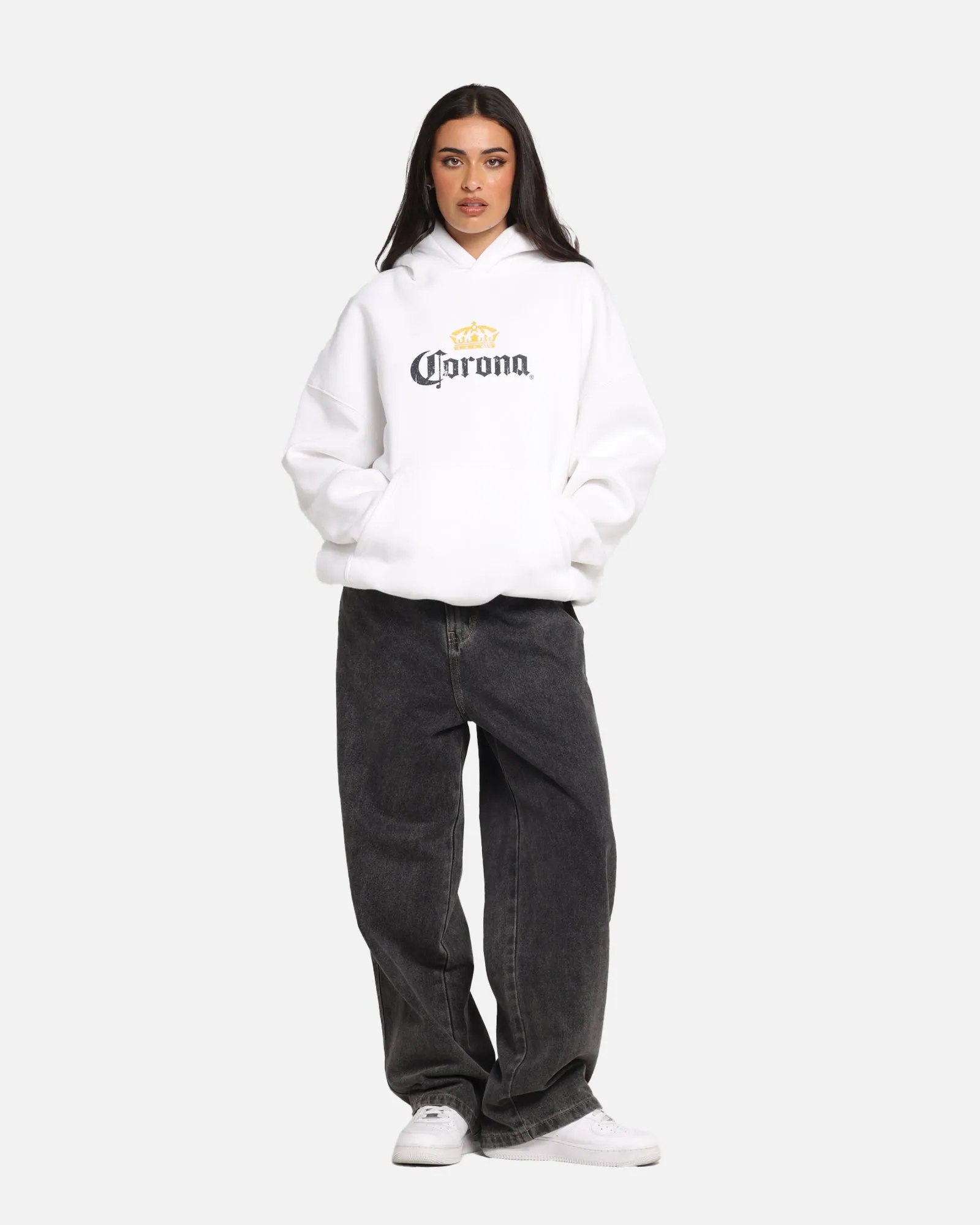 73 Studio Corona Premium Hoodie White