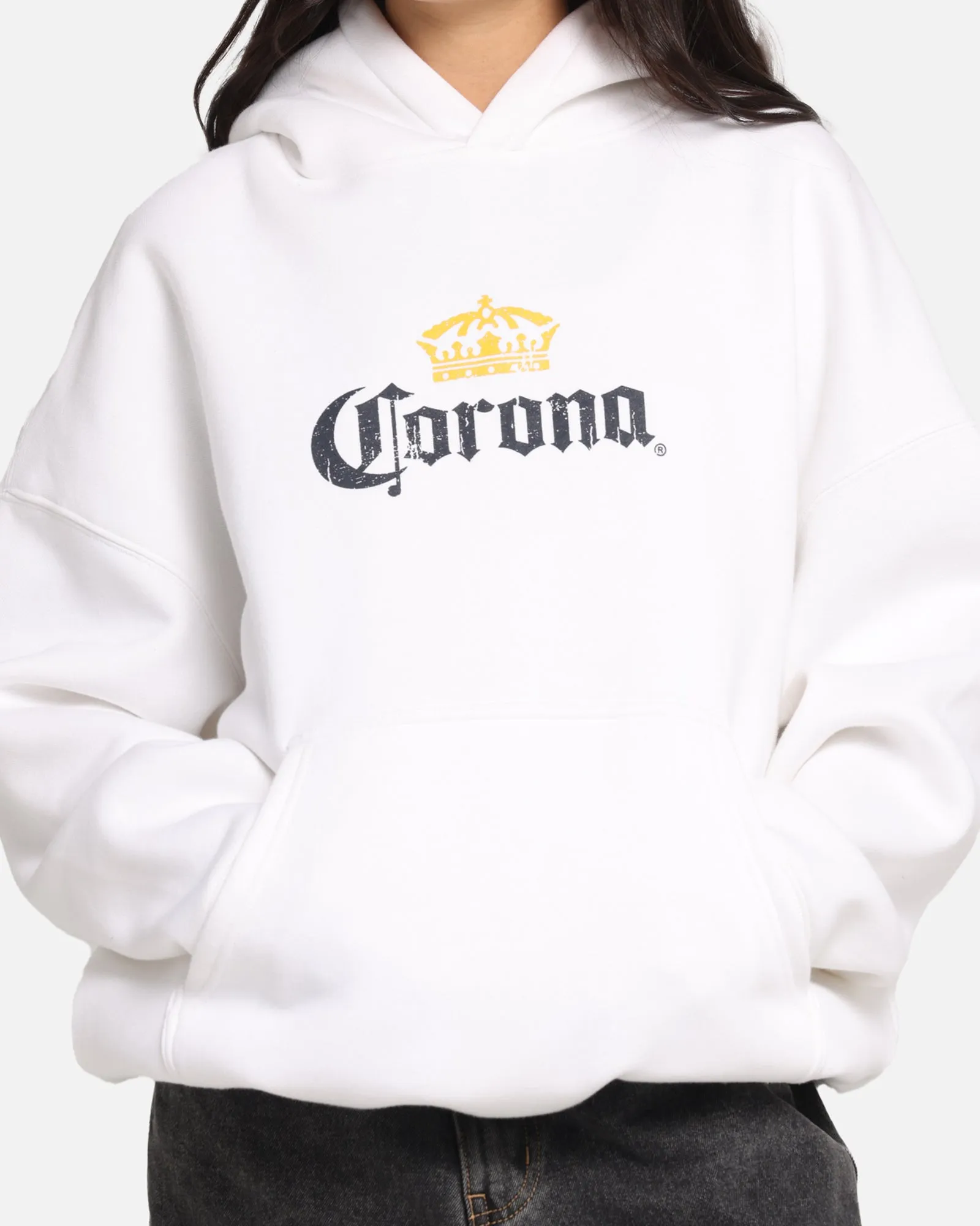 73 Studio Corona Premium Hoodie White