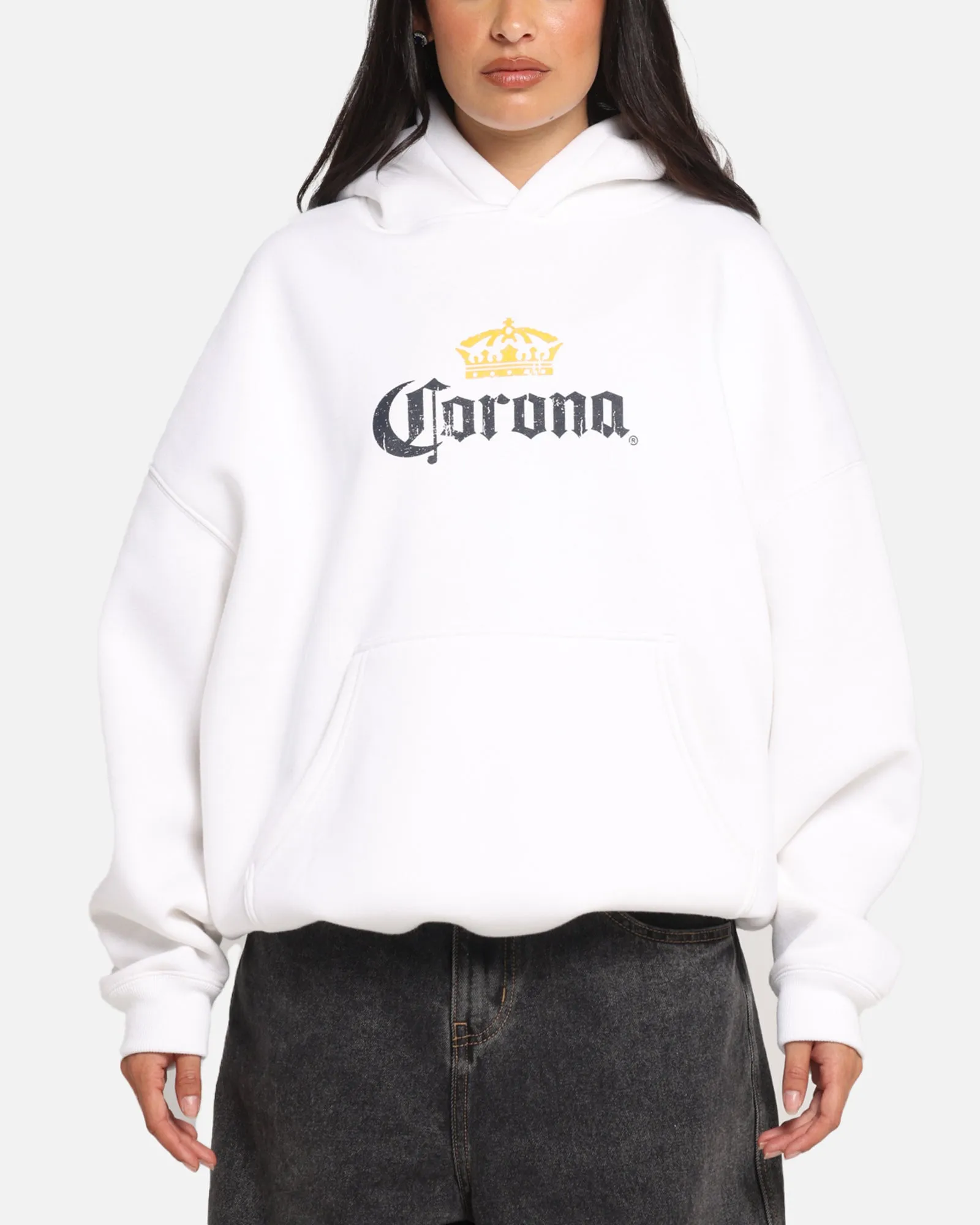 73 Studio Corona Premium Hoodie White