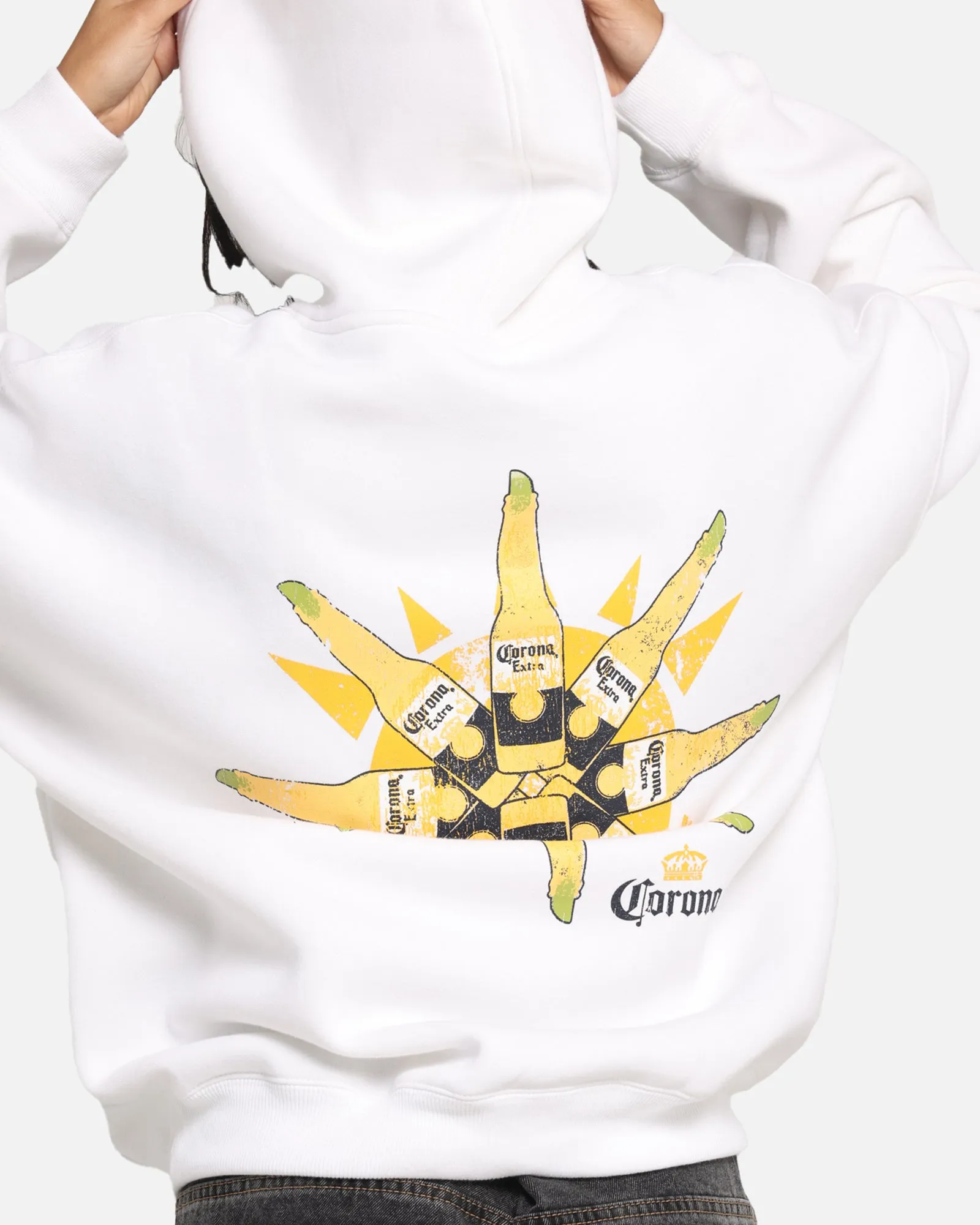 73 Studio Corona Premium Hoodie White