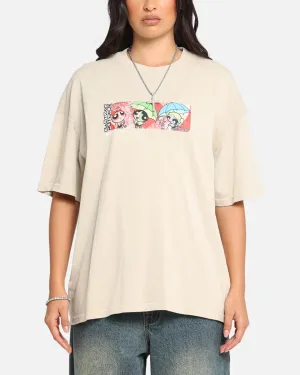 73 Studio X Cartoon Network The Powerpuff Girls Box Logo Vintage T-Shirt Stone