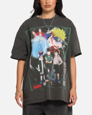 73 Studio X Naruto Sasuke Retrieval Heavy T-Shirt Black Wash