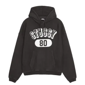 80 RELAXED HOODIE WASHED BLACK