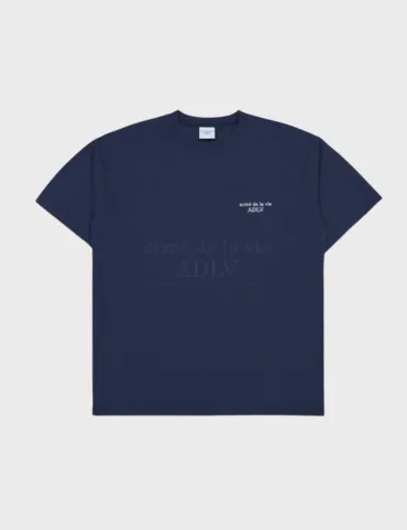 ADLV acme de la vie Logo T-shirt SS23 (Navy)
