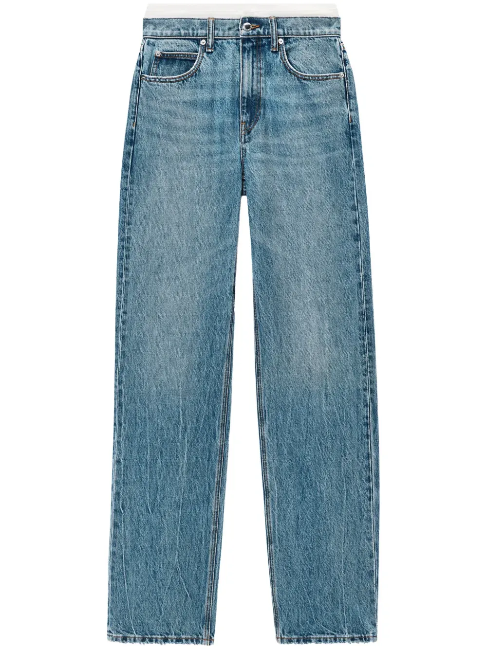 ALEXANDER WANG - Women Mid Rise Relaxed Straight Pointelle Undie