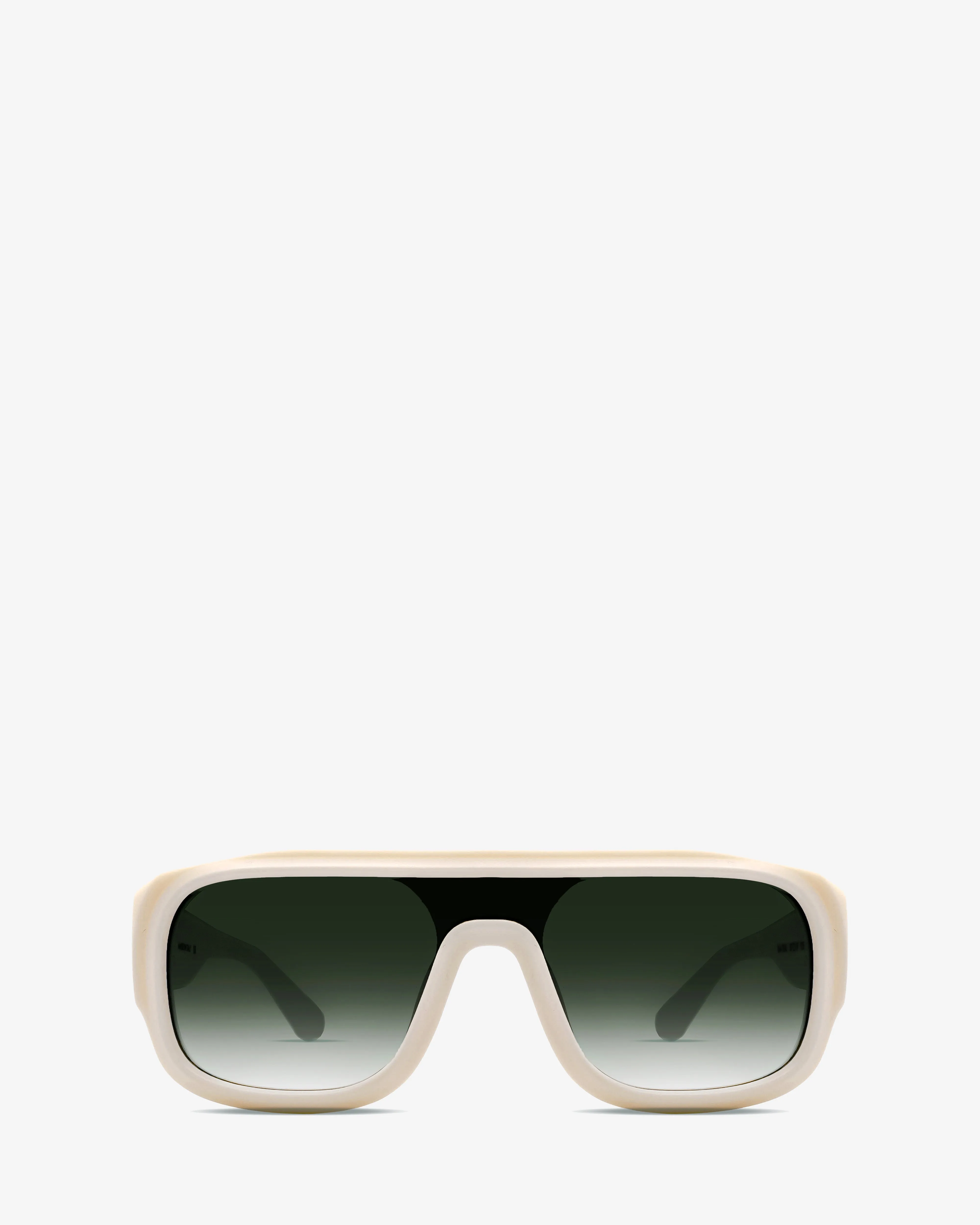 AriZona x Thierry Lasry - 57mm Shield Sunglasses - (Ivory/Teal)