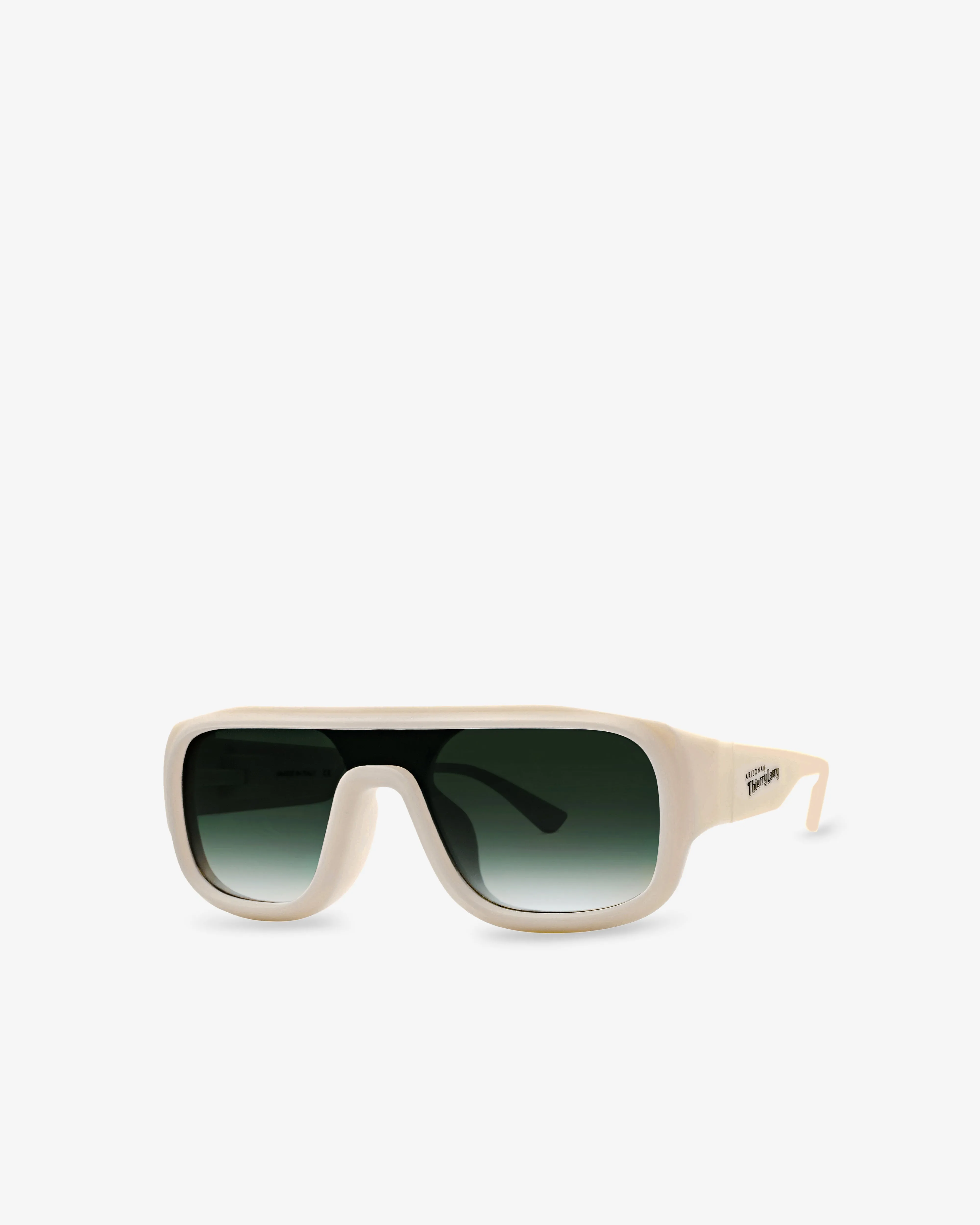 AriZona x Thierry Lasry - 57mm Shield Sunglasses - (Ivory/Teal)