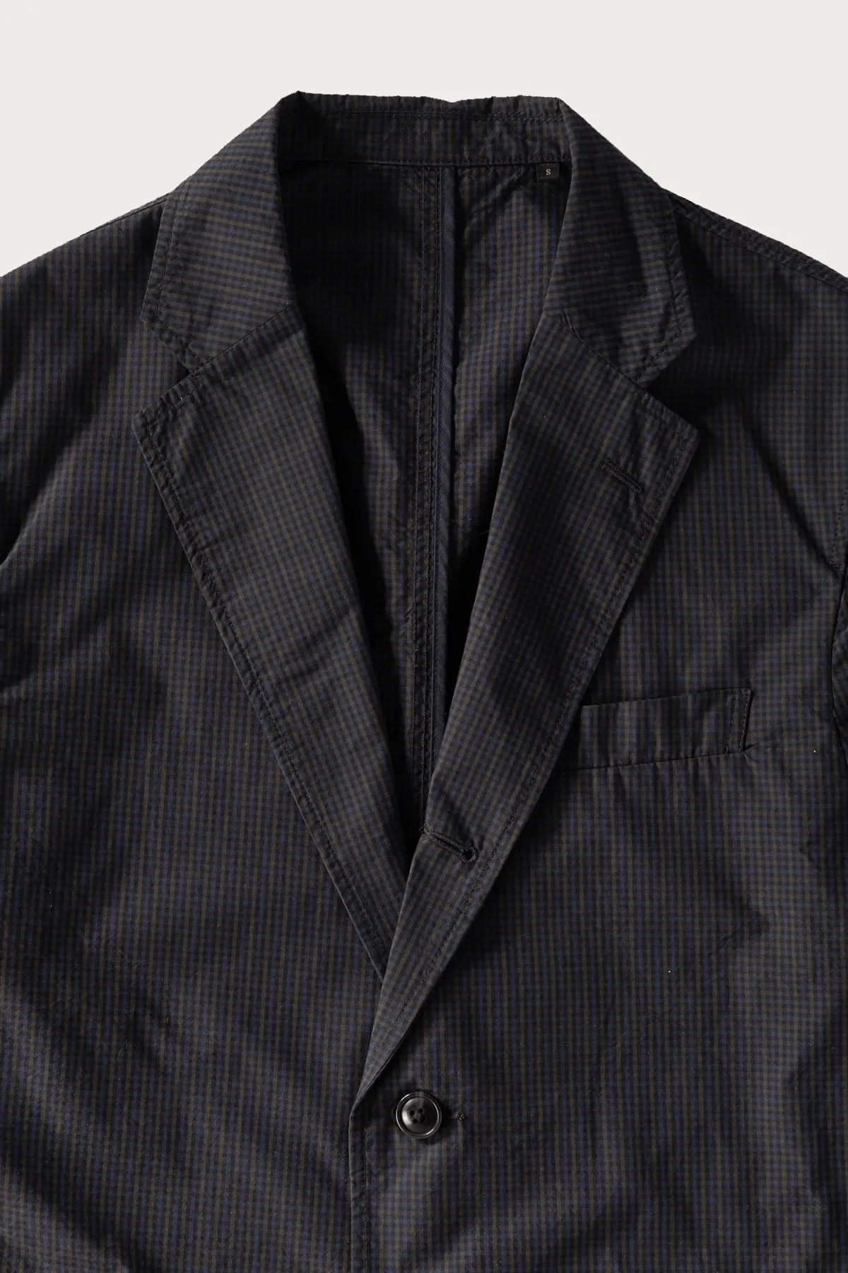 Canoe Club x Beams  3B Packable Jacket - Blackwatch Minicheck