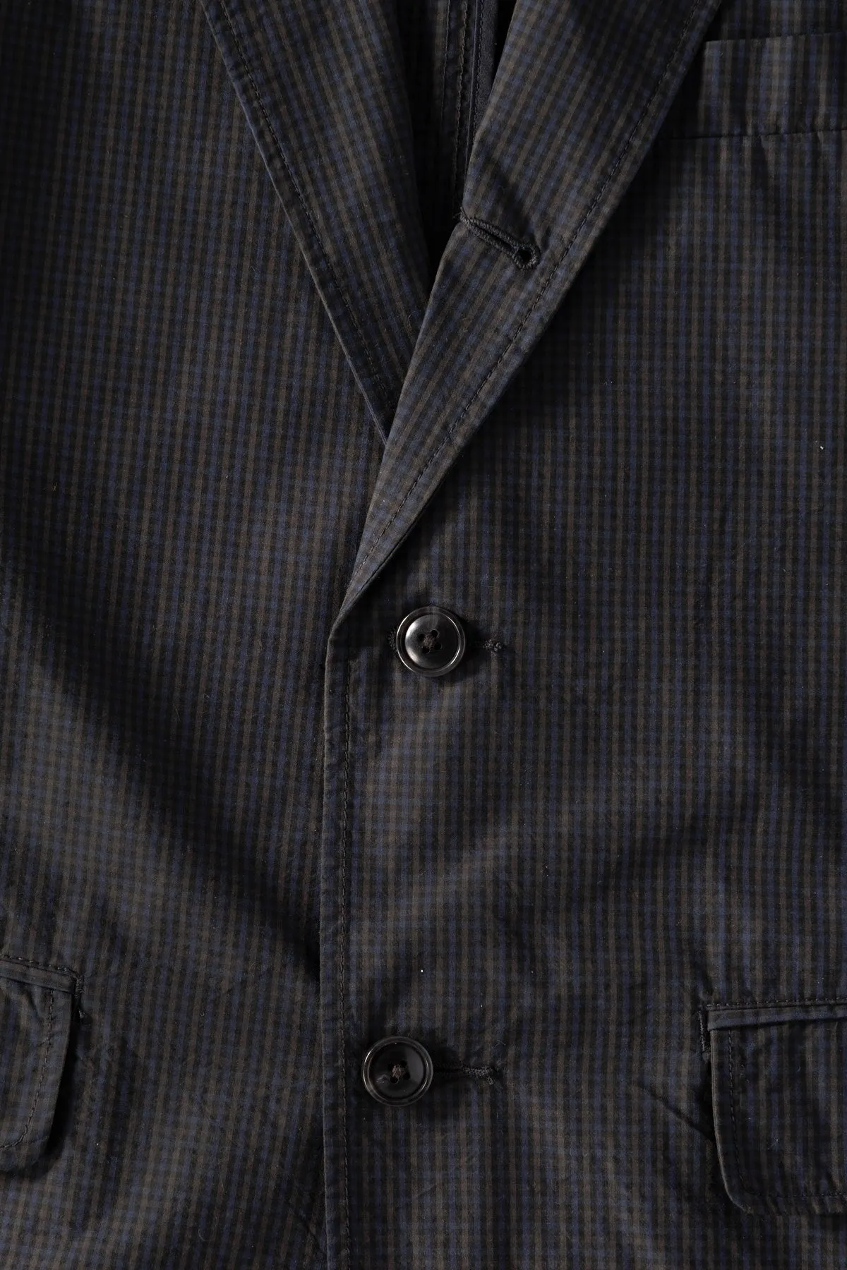 Canoe Club x Beams  3B Packable Jacket - Blackwatch Minicheck