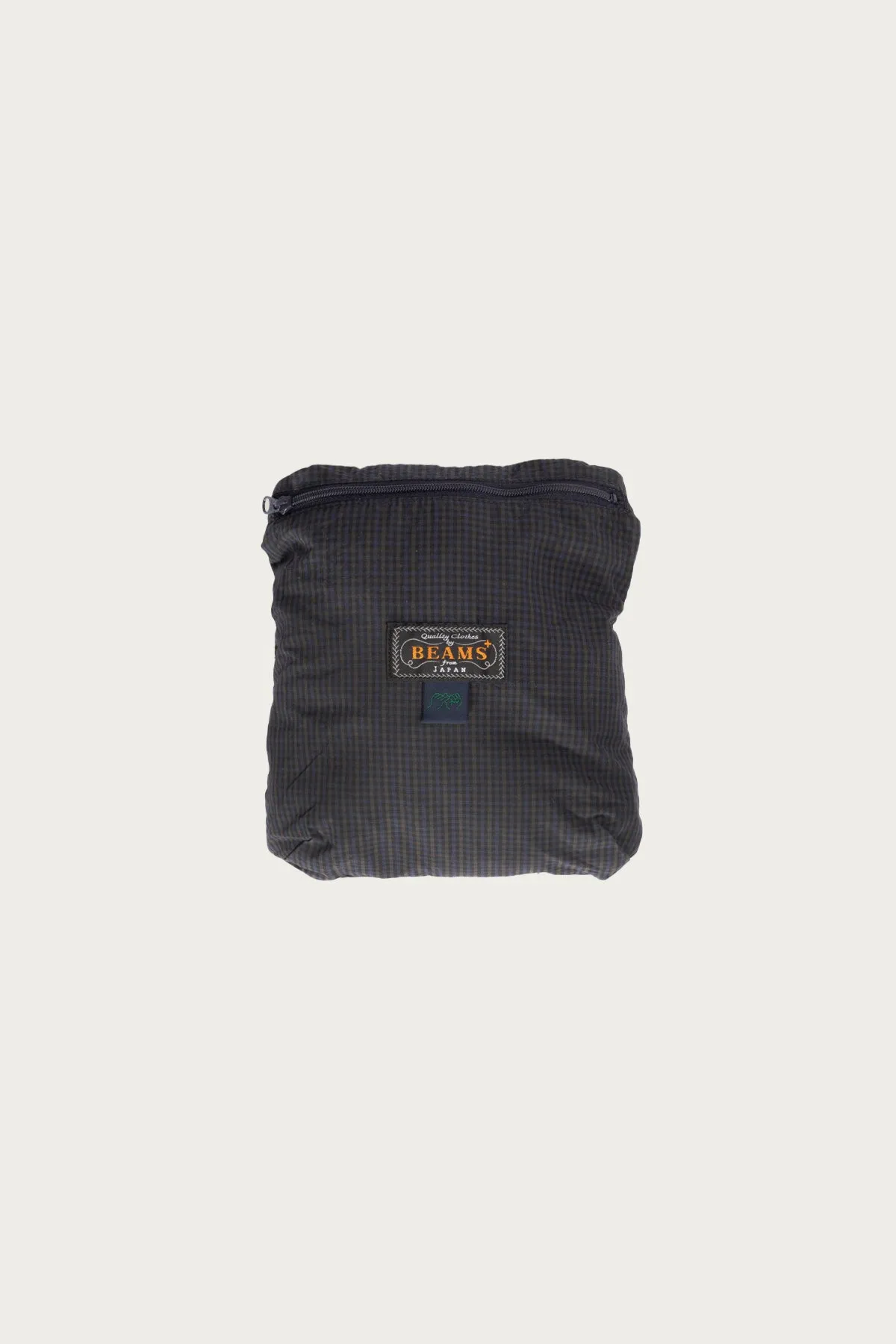 Canoe Club x Beams  3B Packable Jacket - Blackwatch Minicheck