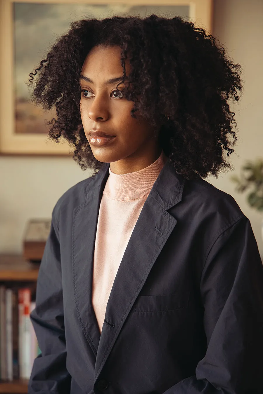 Canoe Club x Beams  3B Packable Jacket - Navy
