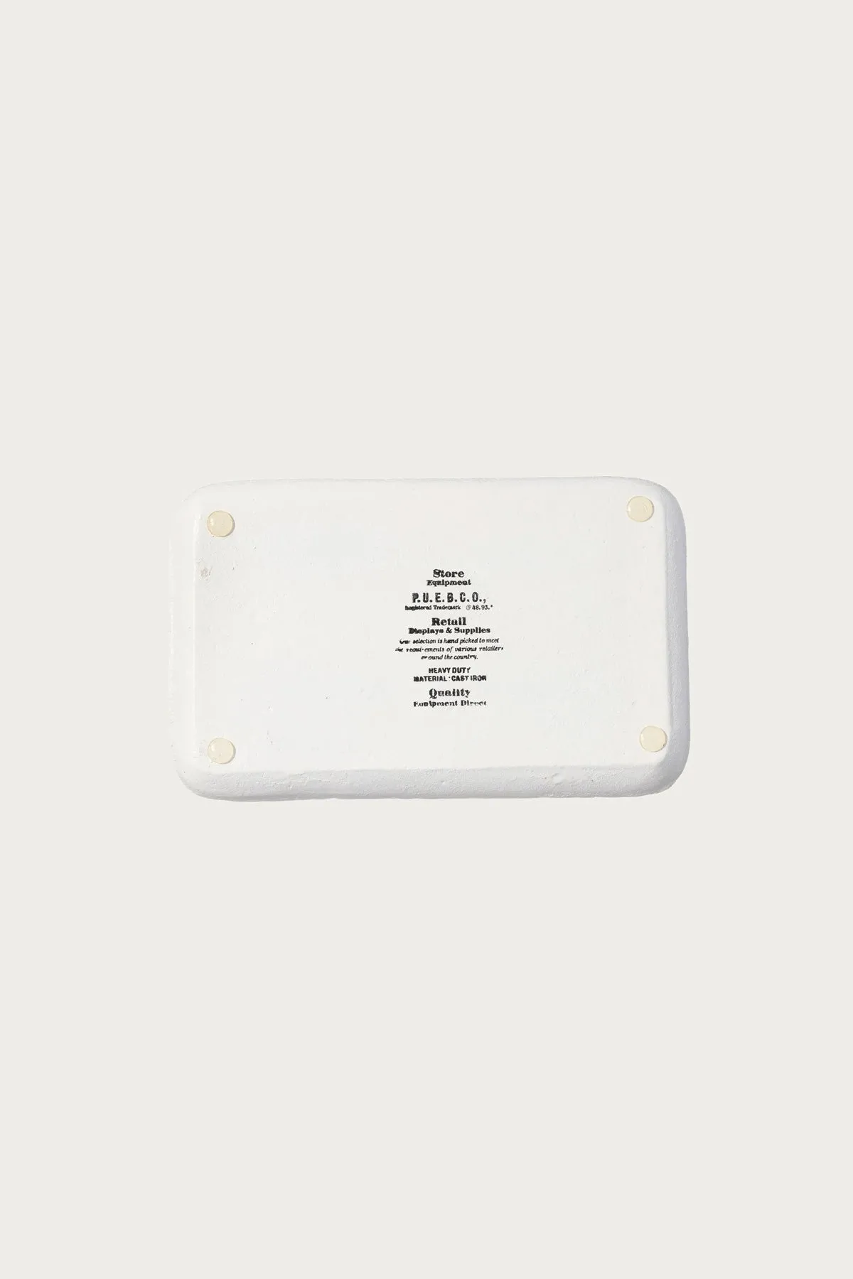 Cast Iron Tray - White