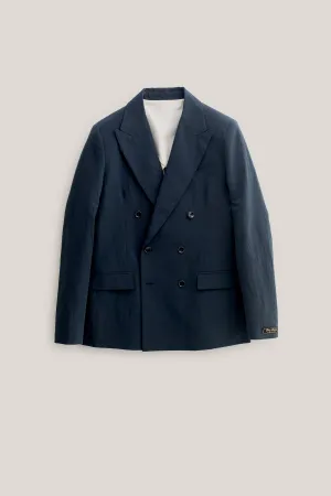 DOUBLE-BREASTED PEAK BLAZER