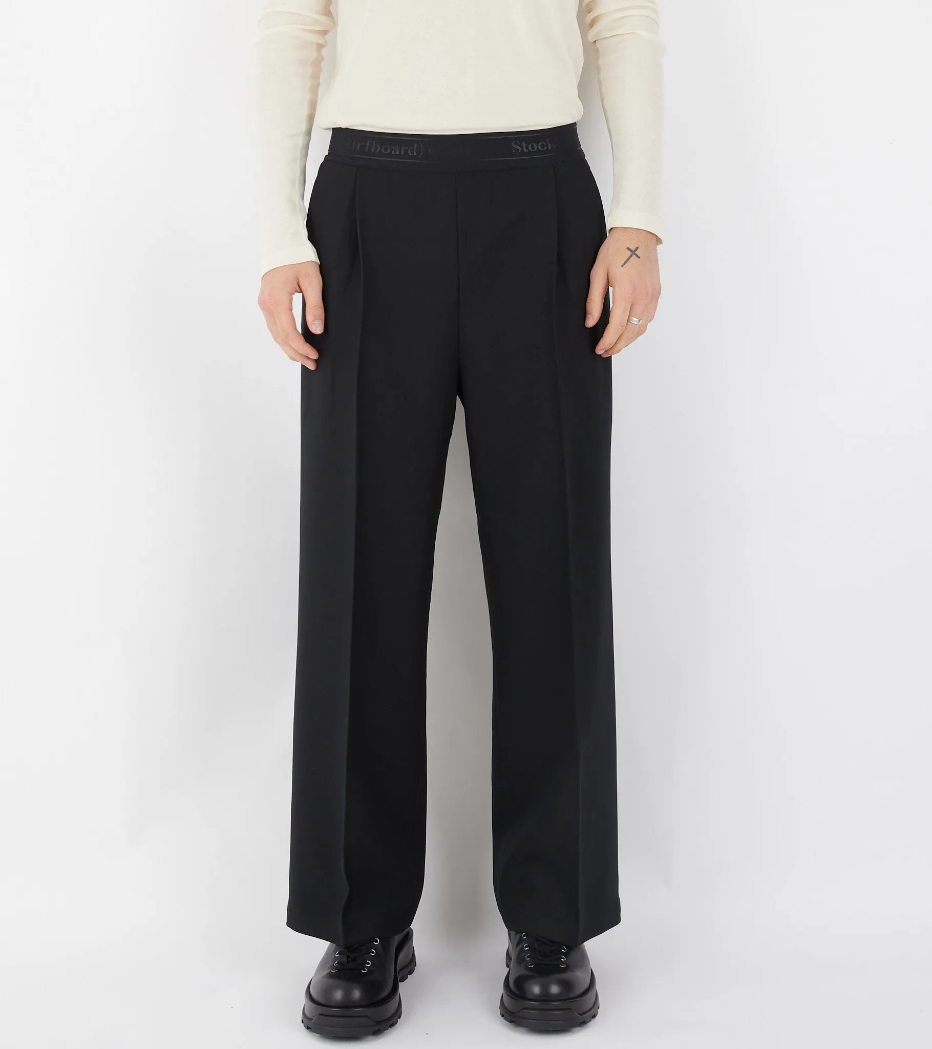 Elaine Relaxed Fit Trousers Black