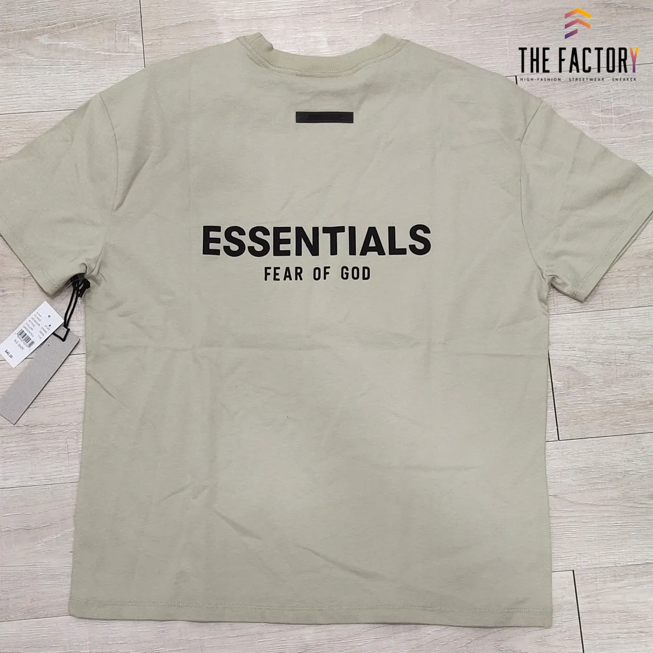 Fear of God SS21 Logo T-Shirt - Green Tea