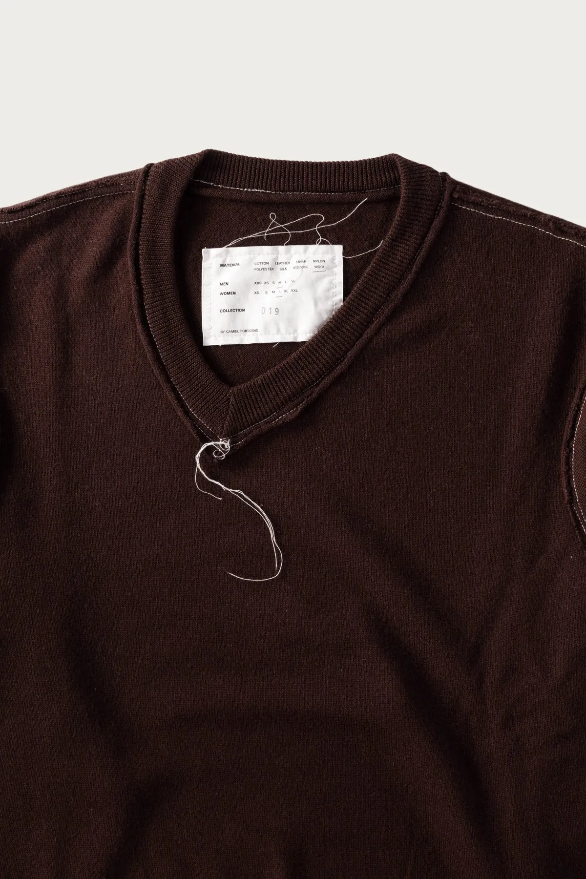 Frankenstein V-Neck - Brown