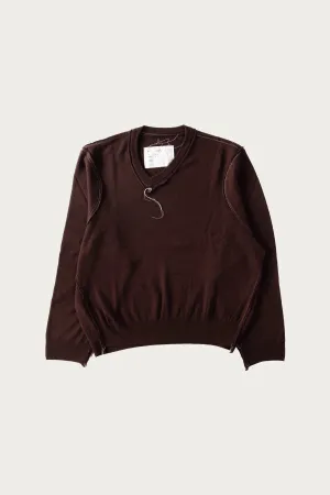 Frankenstein V-Neck - Brown