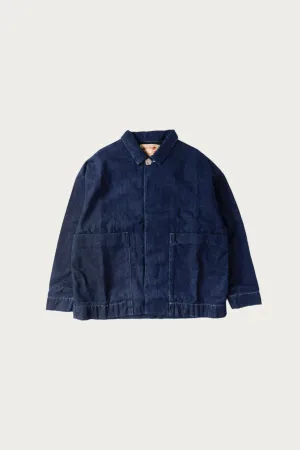 Hemp Denim Barn Jacket - Indigo