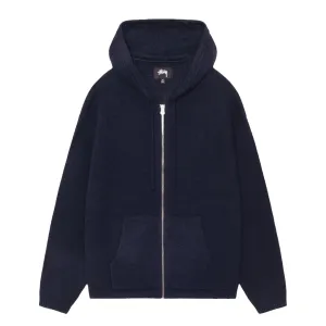 HOODED ZIP SWEATER NAVY