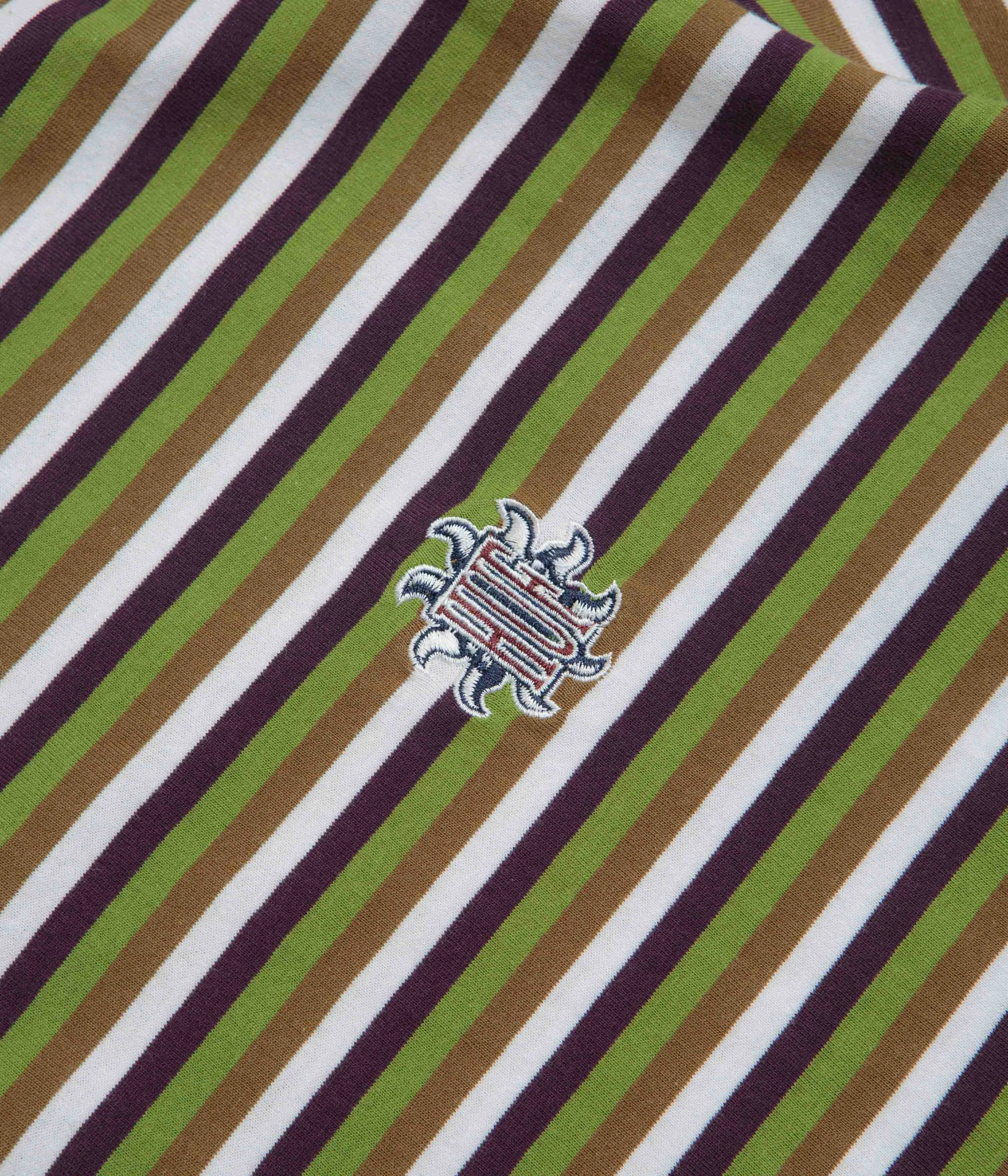 HUF Apollo Striped T-Shirt - Green