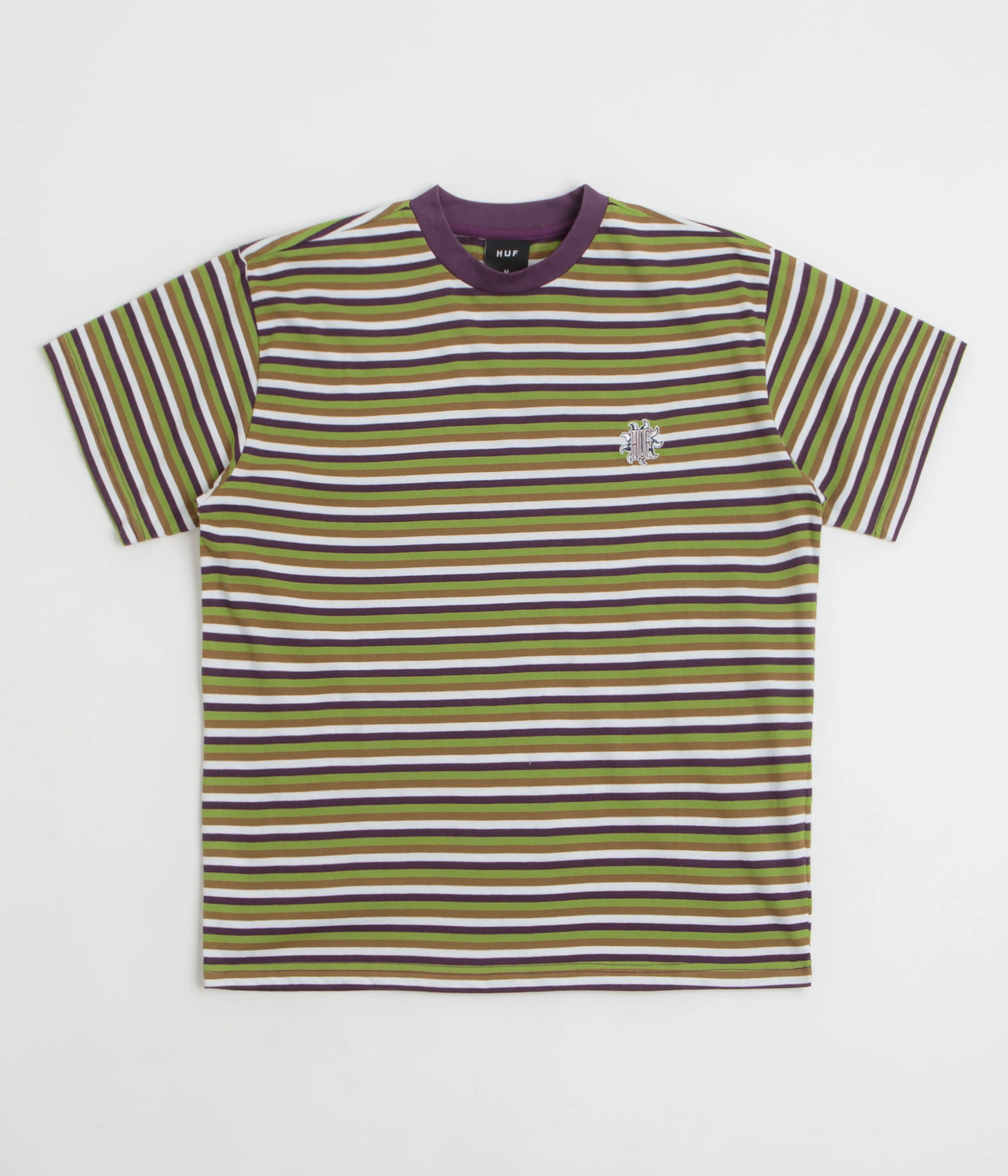 HUF Apollo Striped T-Shirt - Green