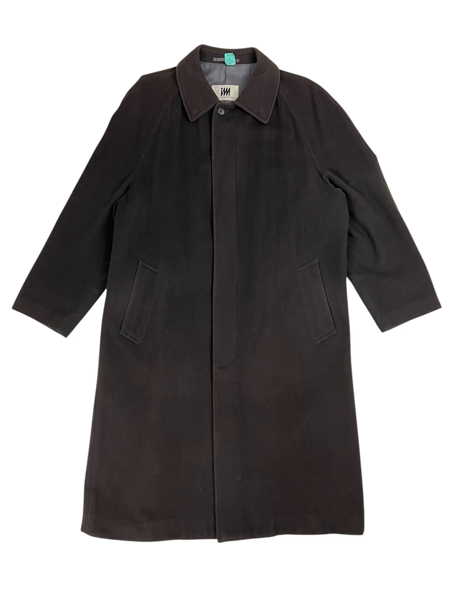 Issey Miyake IM men's wool overcoat