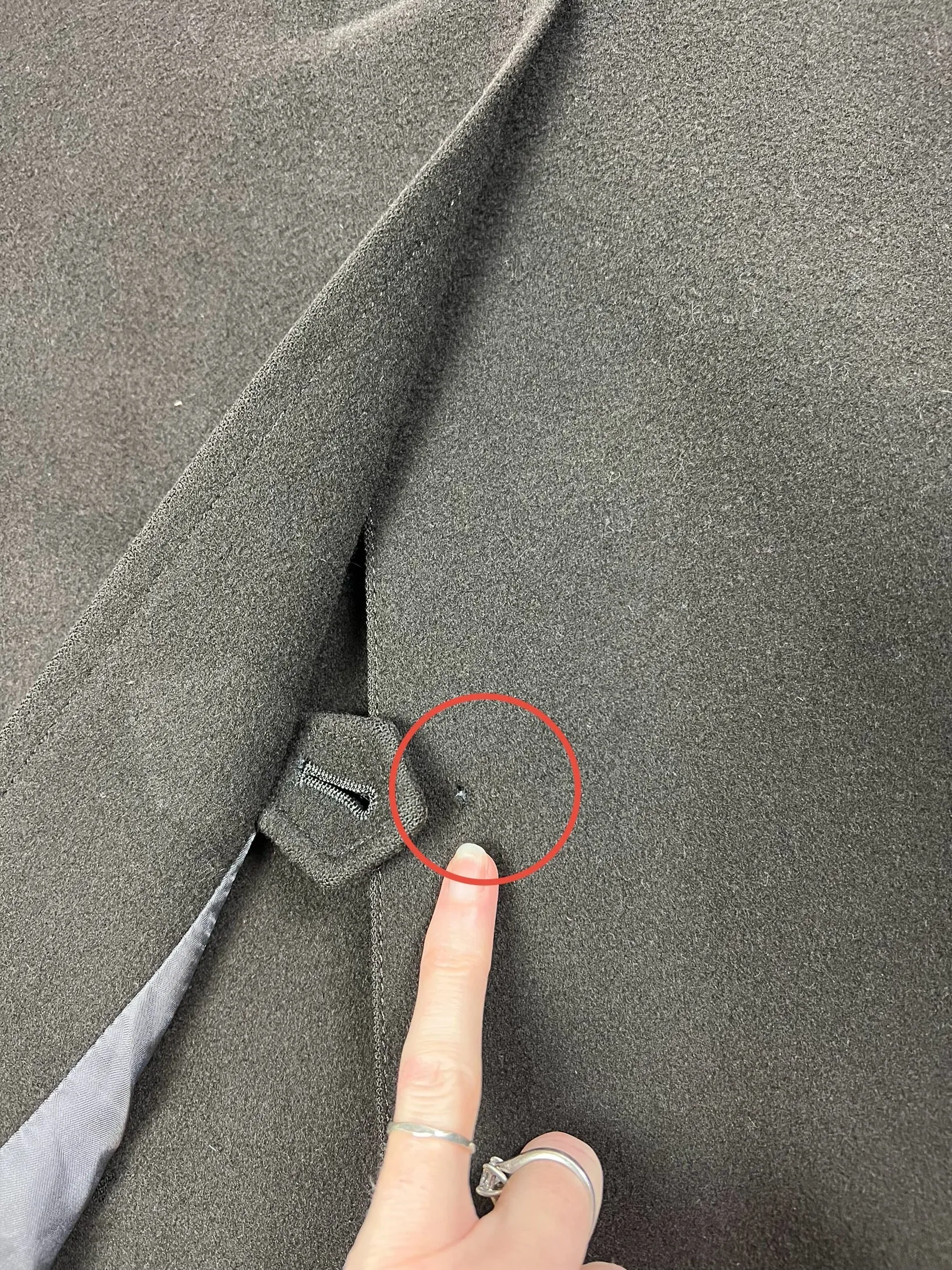 Issey Miyake IM men's wool overcoat