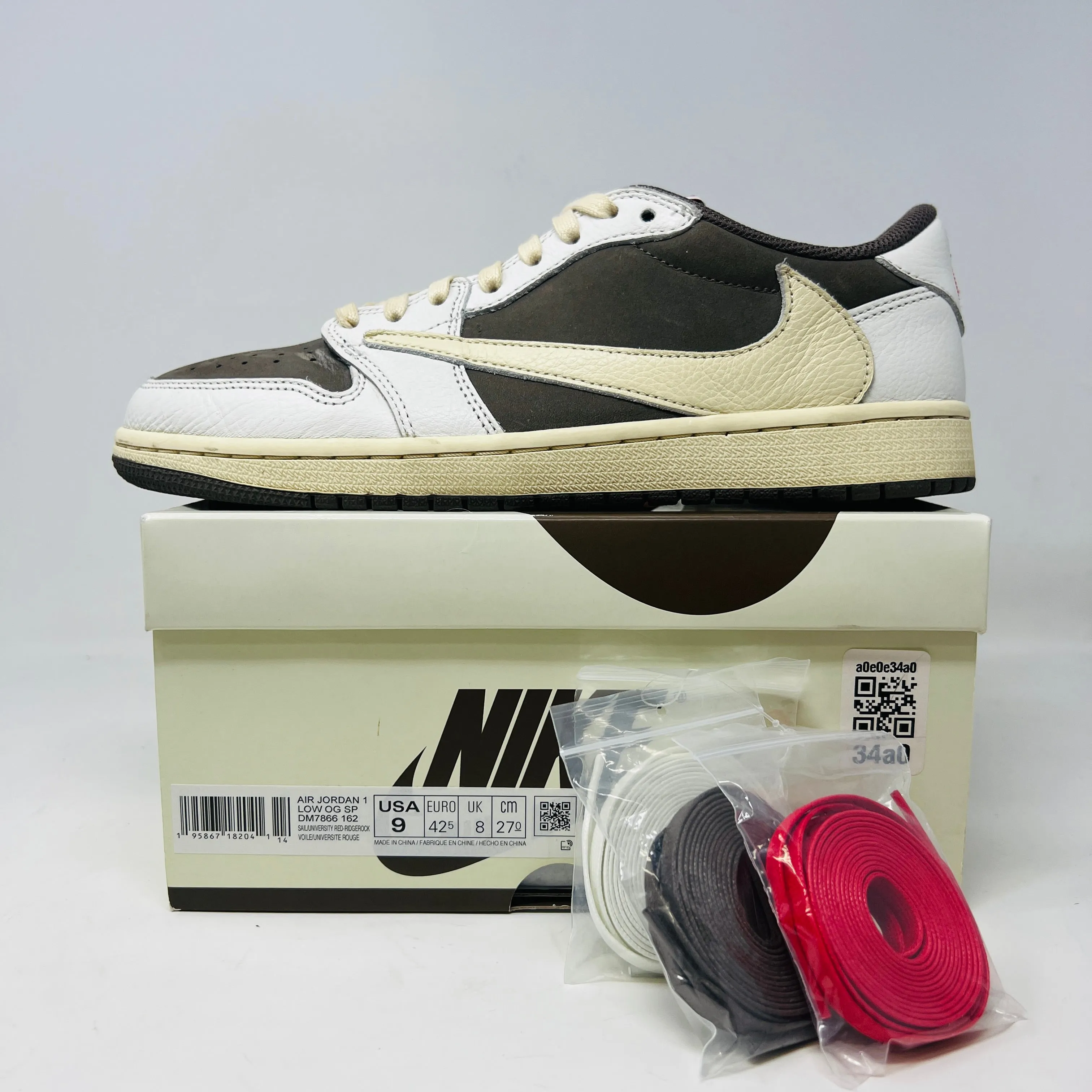 Jordan 1 Retro Low OG SP Travis Scott Reverse Mocha