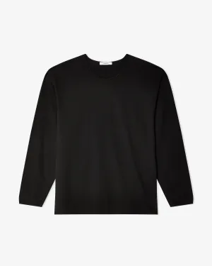 Lemaire - Men's Long Sleeve Relaxed Tee - (Black)