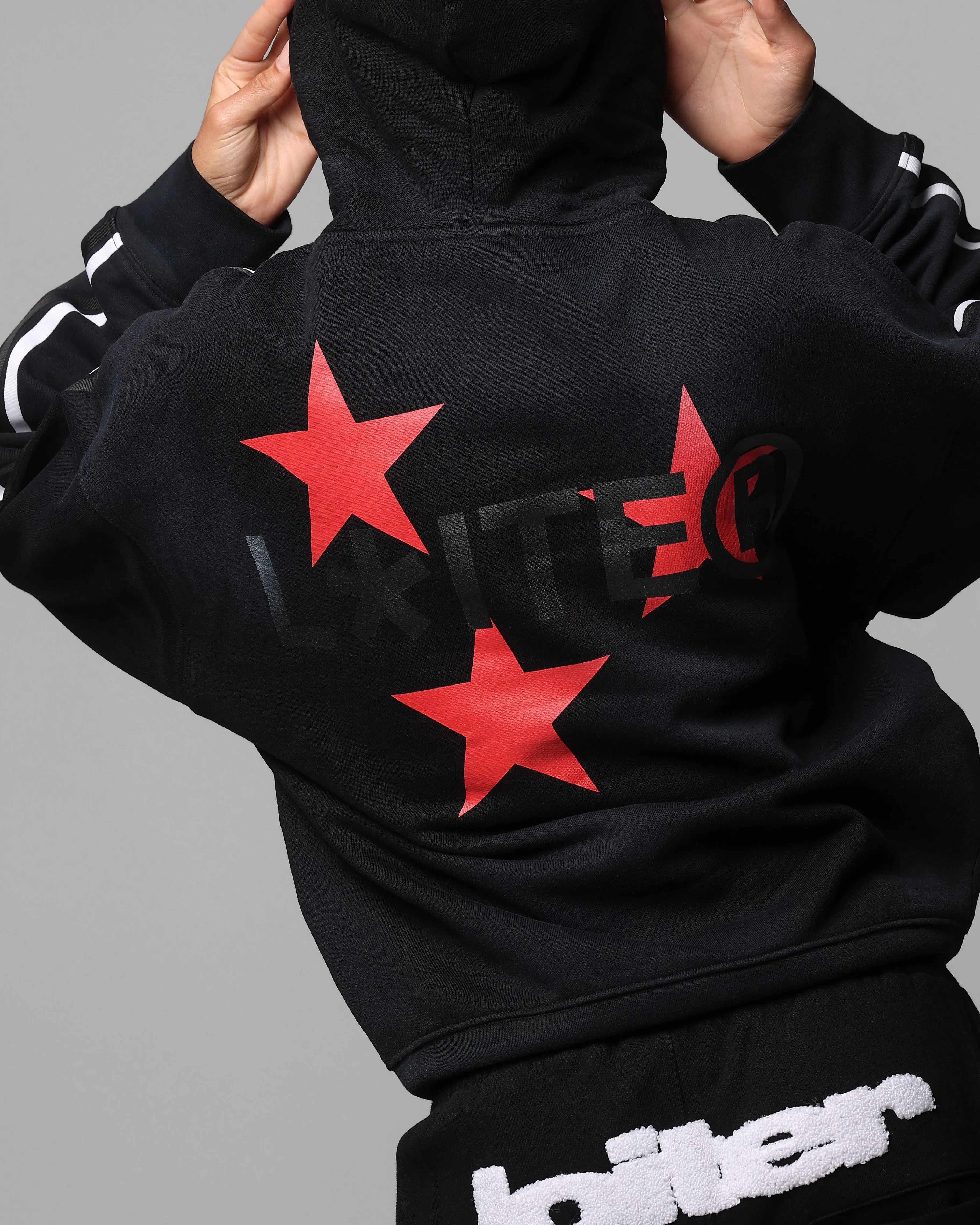 Loiter Trackstar Hoodie Washed Black