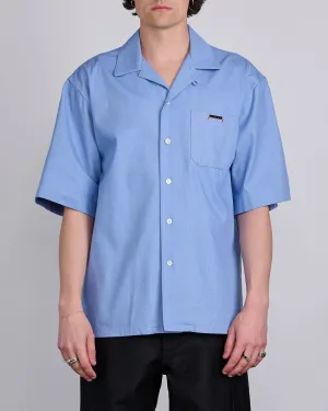Marni Light Denim Bowling Button Shirt Light Blue