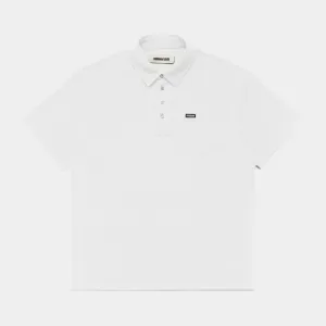 METALWOOD AIRY POCKET POLO - WHITE