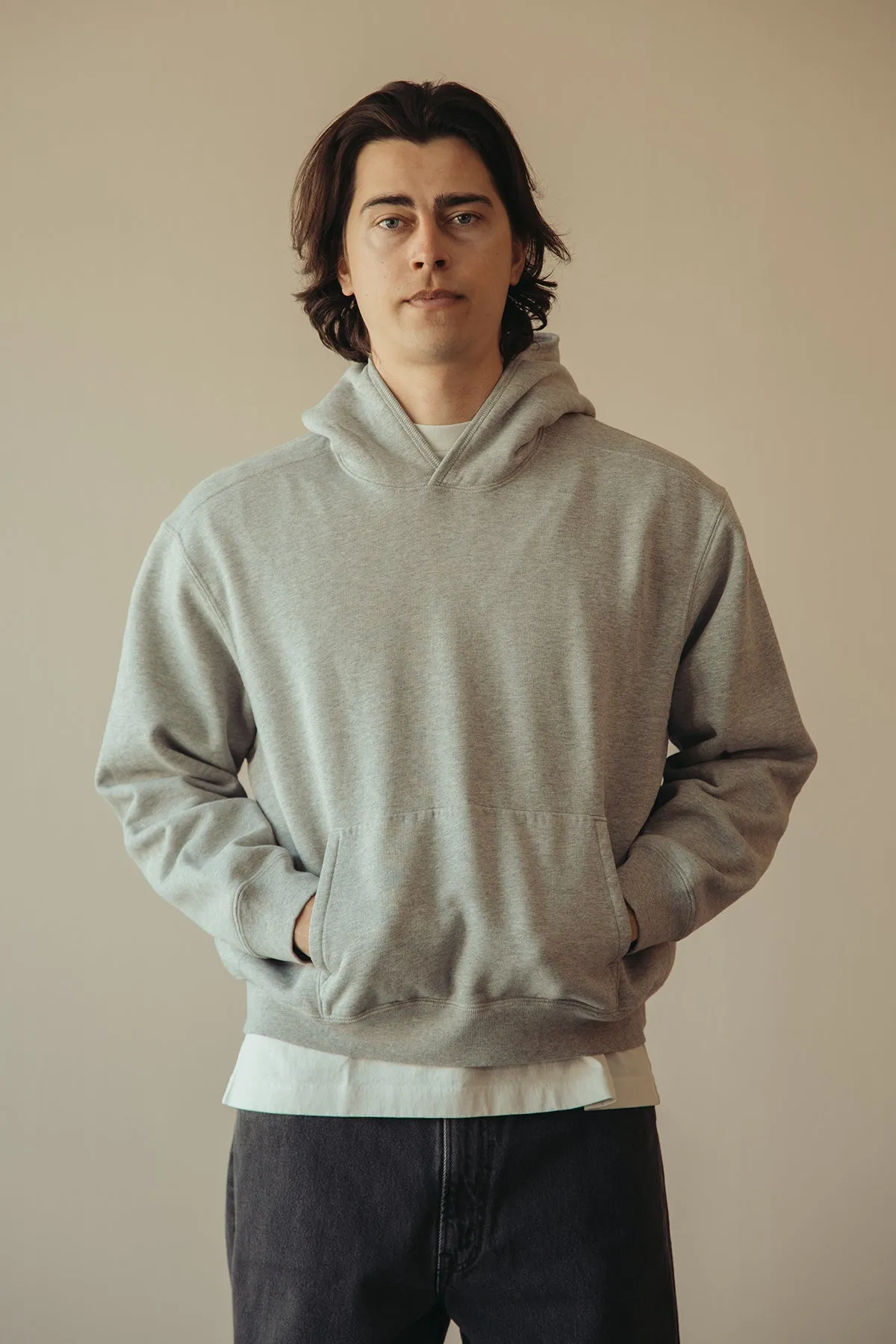 Mini Hoodie - Heather Grey