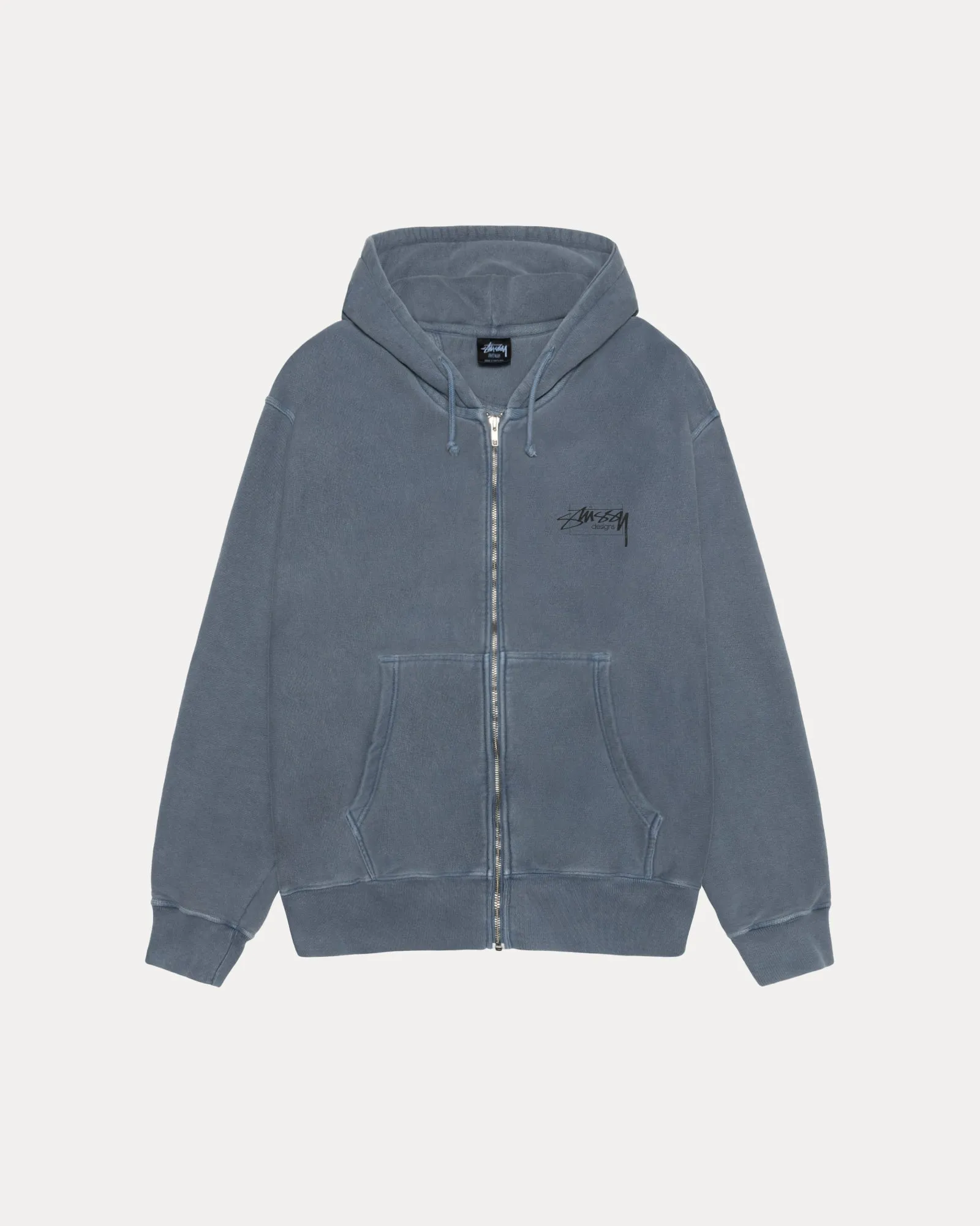 MODERN AGE ZIP HOODIE PIGMENT DYED