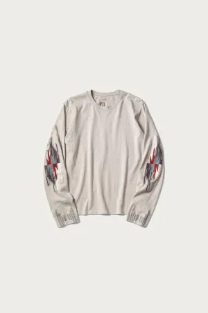 Ortega Jersey Crew Long Sleeve T - Natural