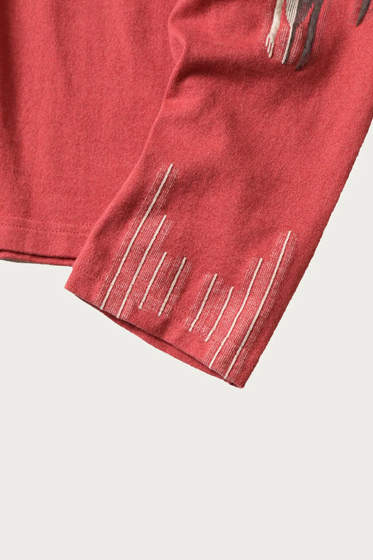 Ortega Jersey Crew Long Sleeve T - Red