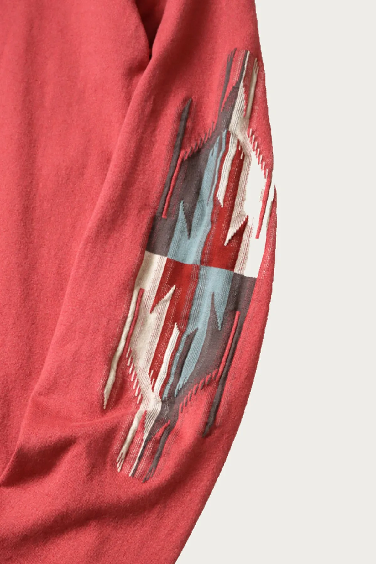 Ortega Jersey Crew Long Sleeve T - Red