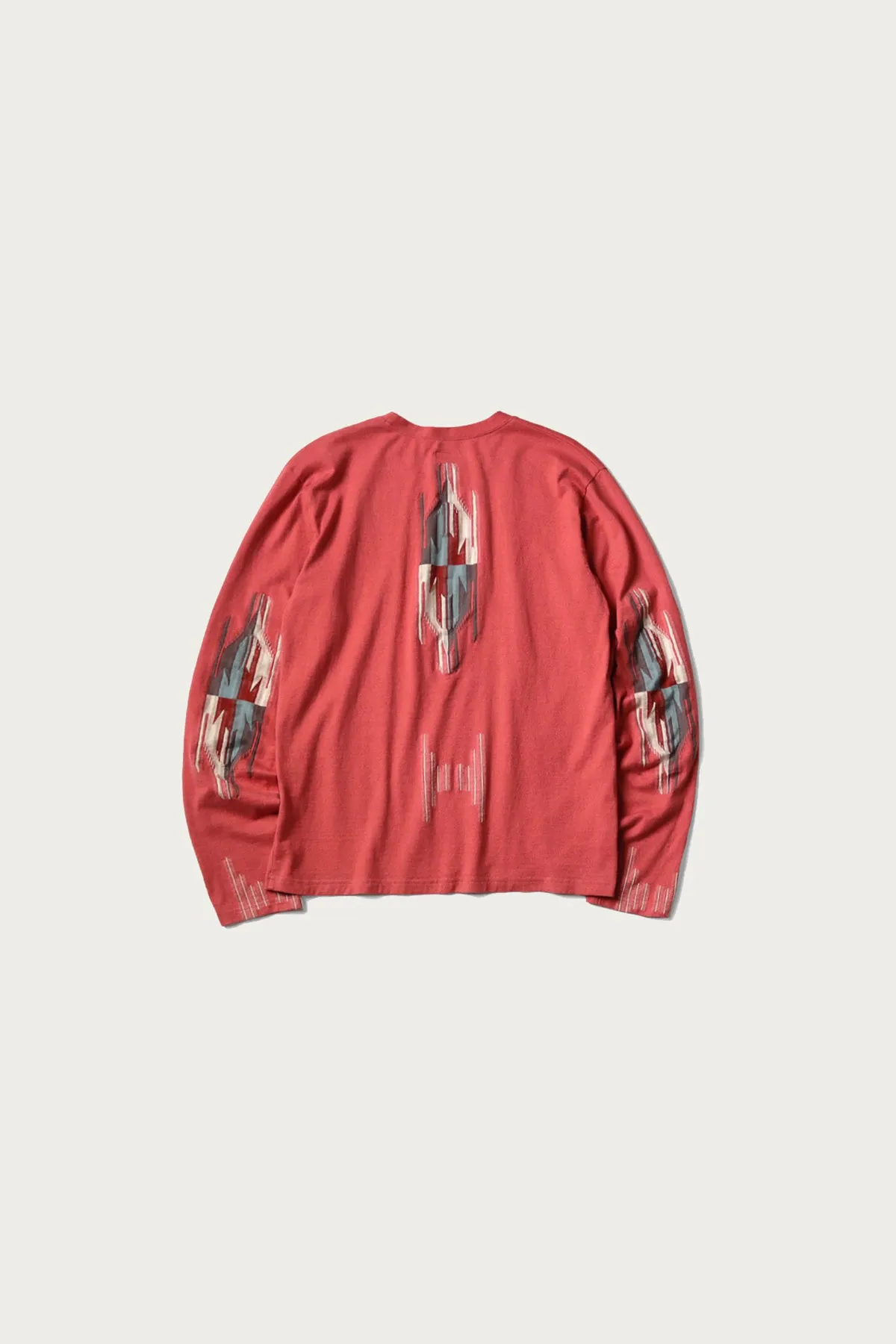 Ortega Jersey Crew Long Sleeve T - Red