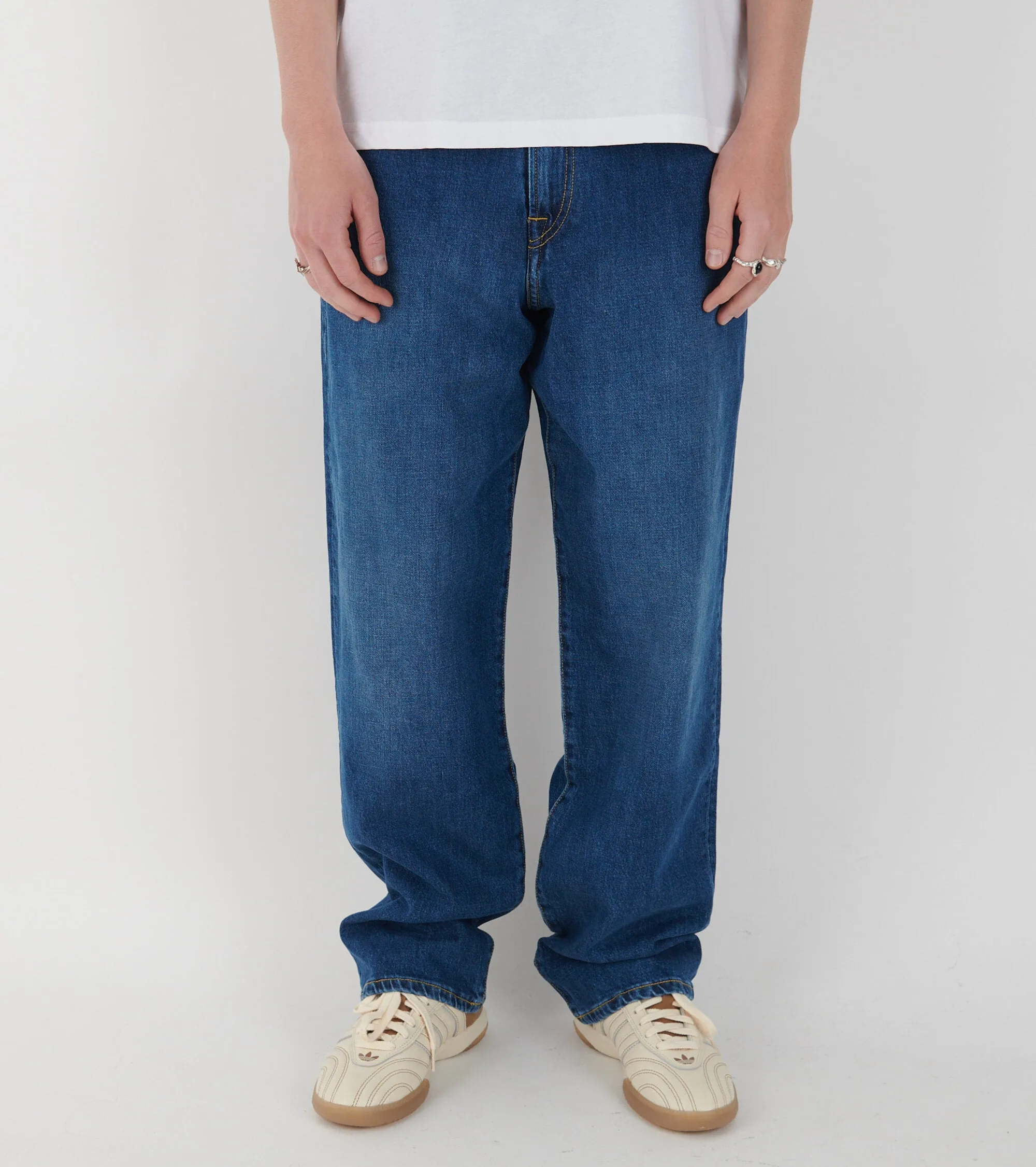 Relaxed Denim Jeans Blue