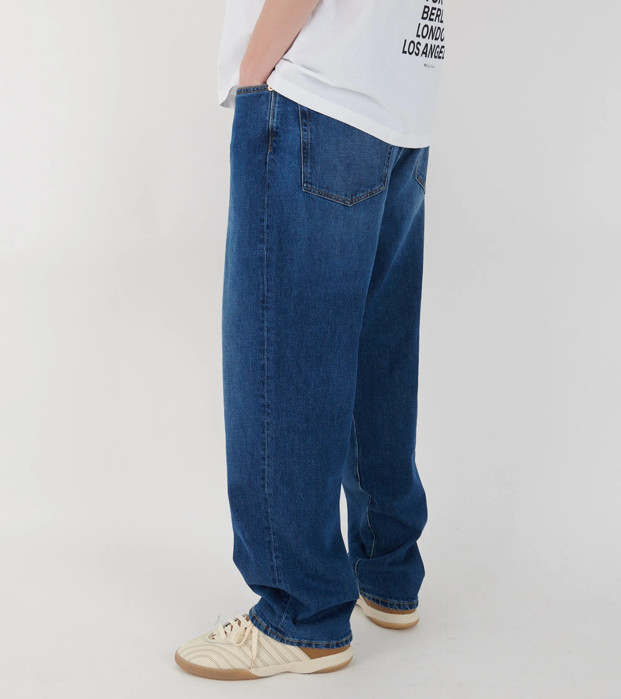 Relaxed Denim Jeans Blue