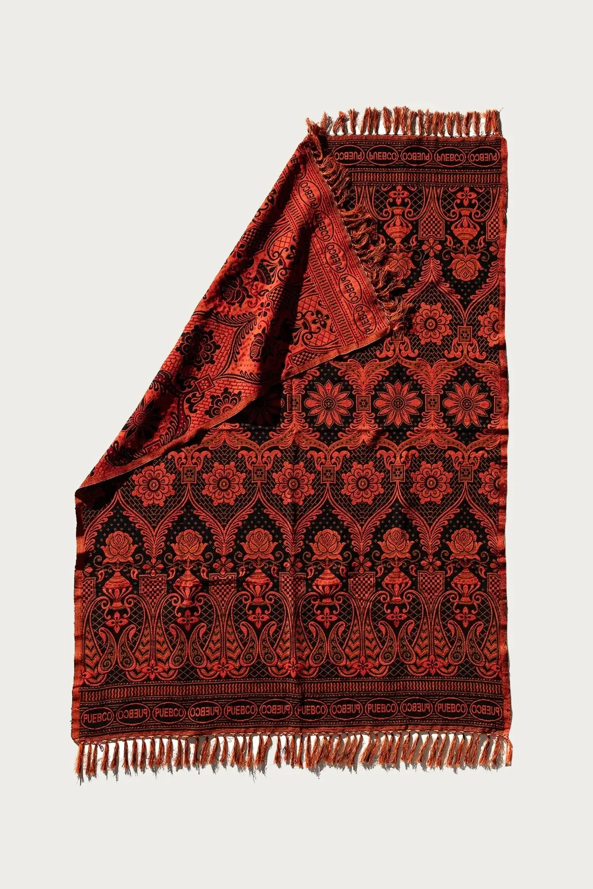 Reversible Jacquard Rug - Black