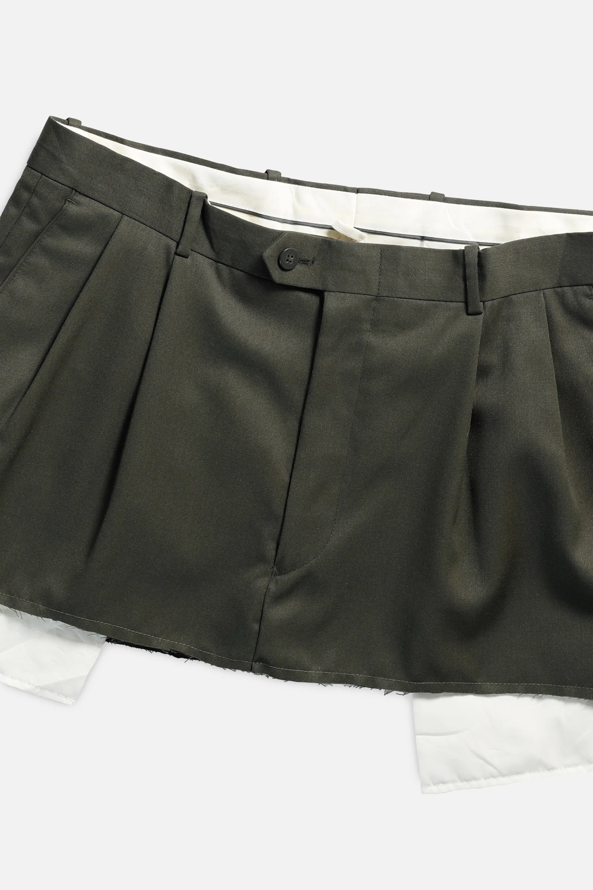 Rework Trouser Skirt - L