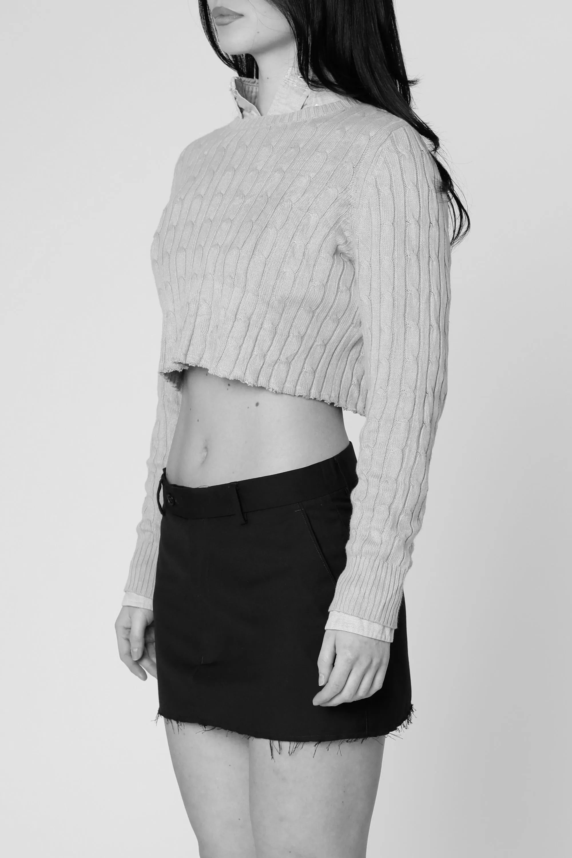 Rework Trouser Skirt - XL