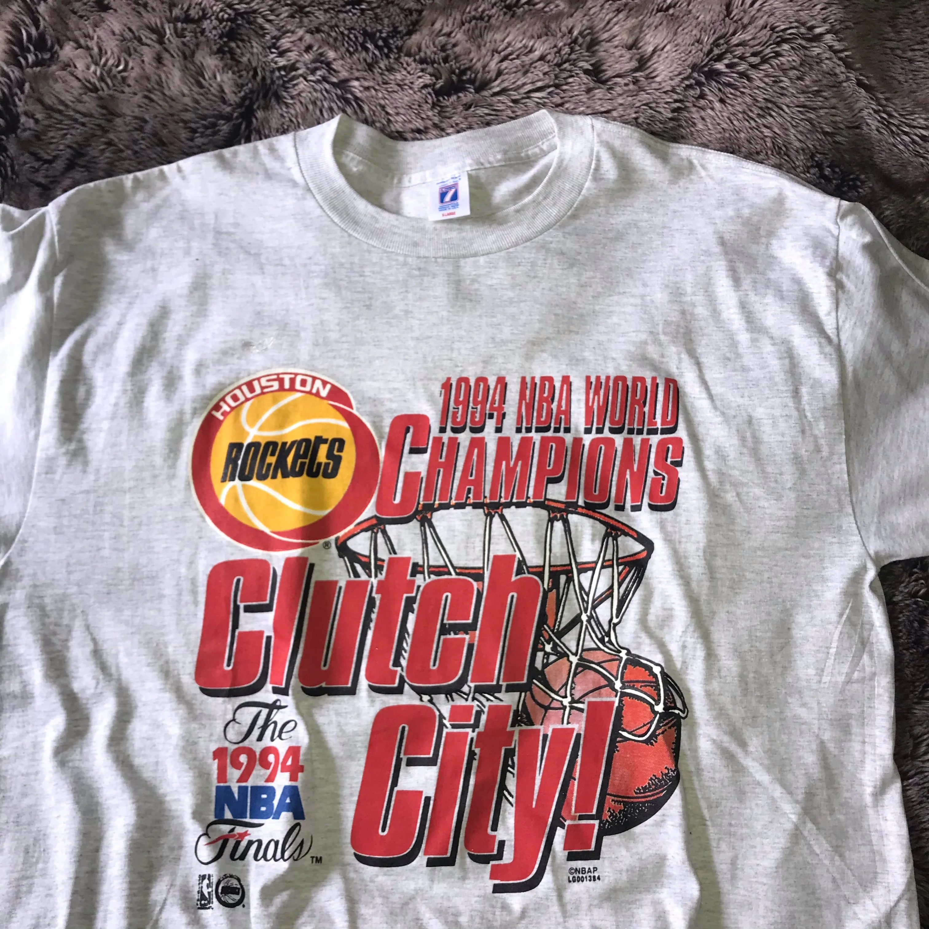 Rockets 1994 Champions Clutch City Tee (Grey)