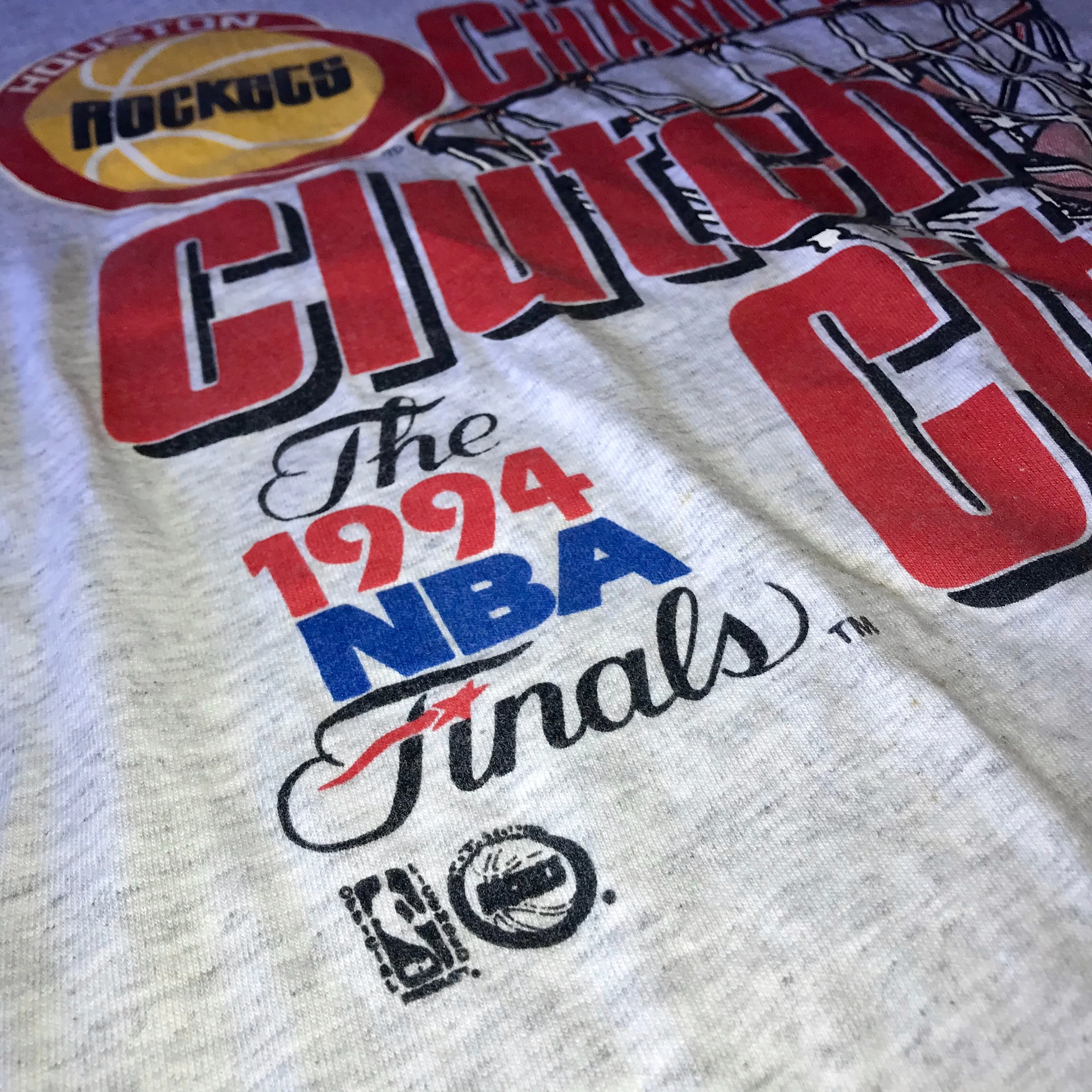 Rockets 1994 Champions Clutch City Tee (Grey)