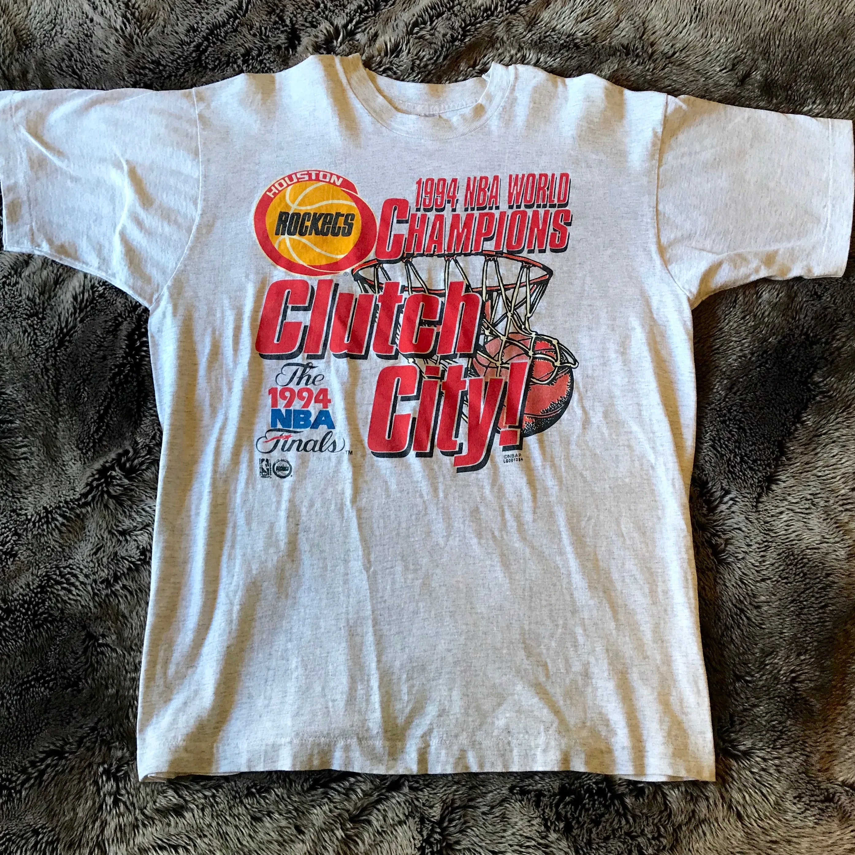 Rockets 1994 Champions Clutch City Tee (Grey)