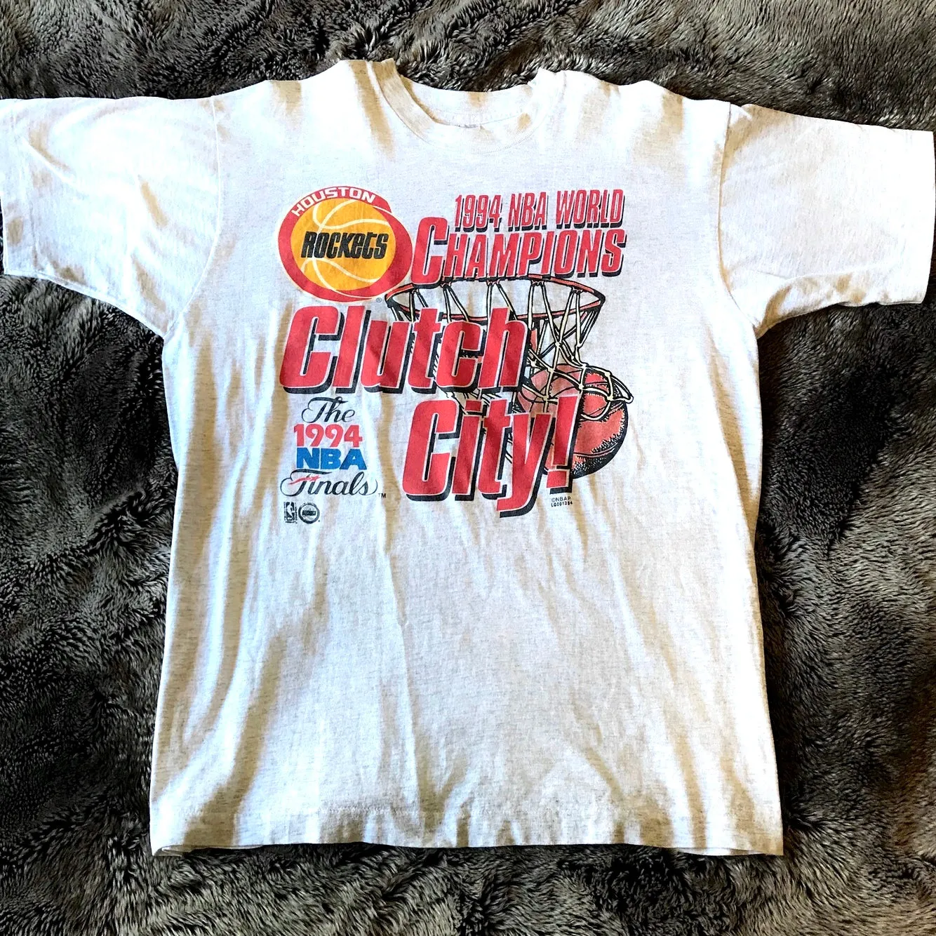 Rockets 1994 Champions Clutch City Tee (White)
