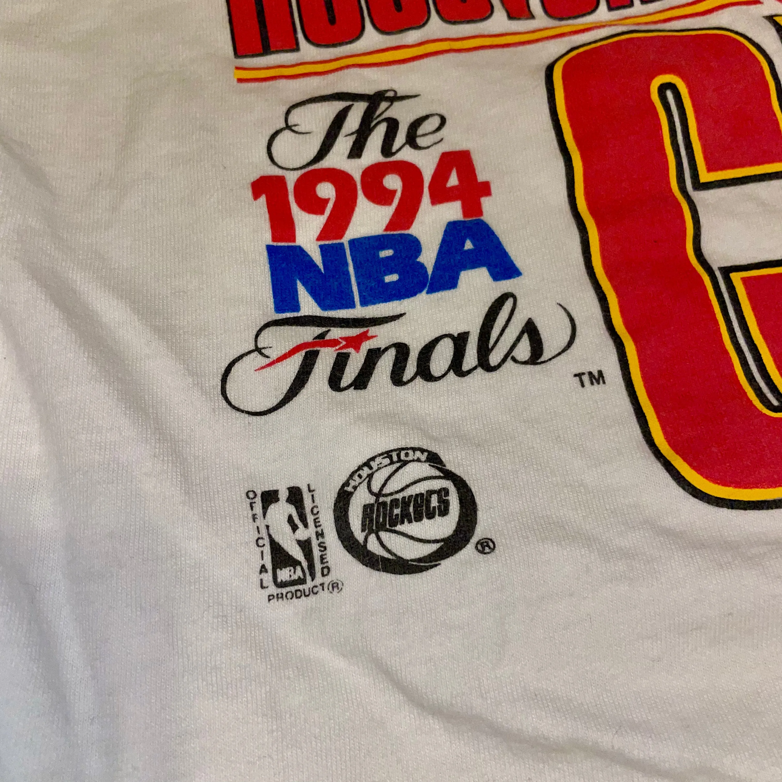 Rockets 1994 Clutch City Champs Tee (White)