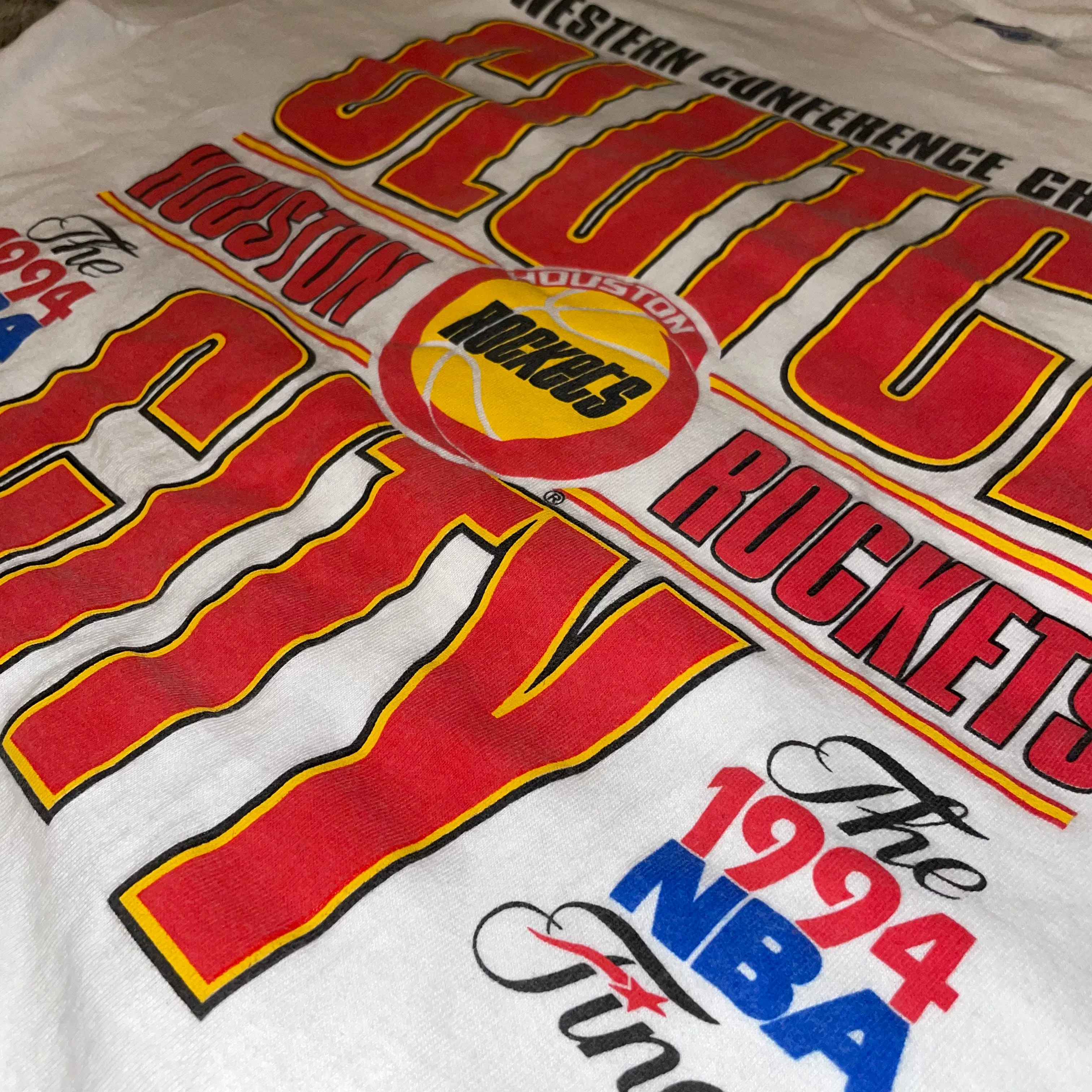 Rockets 1994 Clutch City Champs Tee (White)